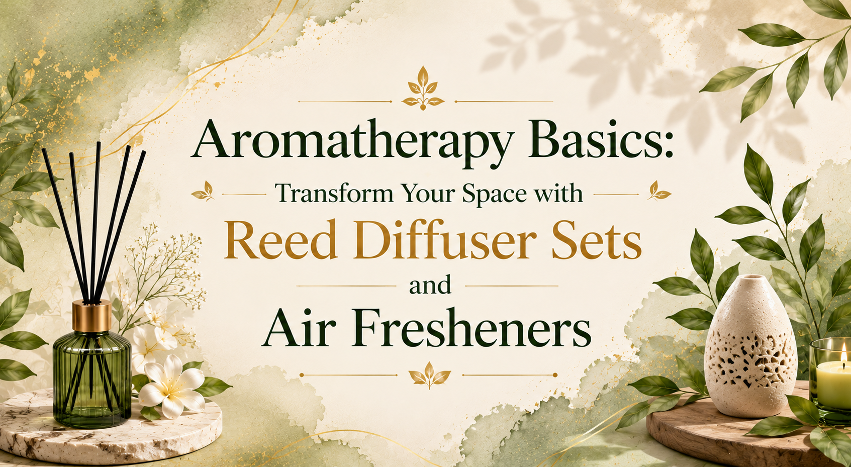 Aromatherapy Basics: Transform Your Space with Reed Diffuser Sets and Air Fresheners