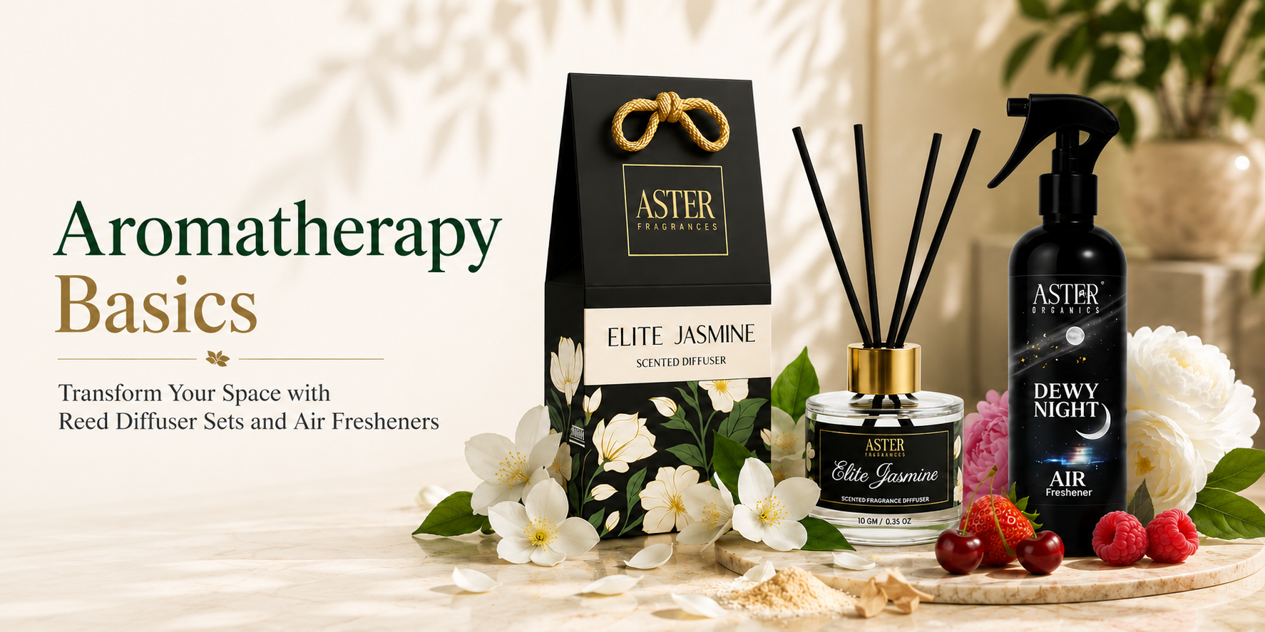 Aromatherapy Basics: Transform Your Space with Reed Diffuser Sets and Air Fresheners