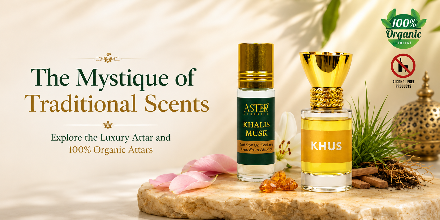 The Mystique of Traditional Scents: Explore the Luxury Attar and 100% Organic Attars