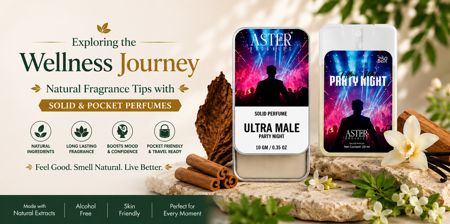 Exploring the Wellness Journey: Natural Fragrance Tips with Solid and Pocket Perfumes