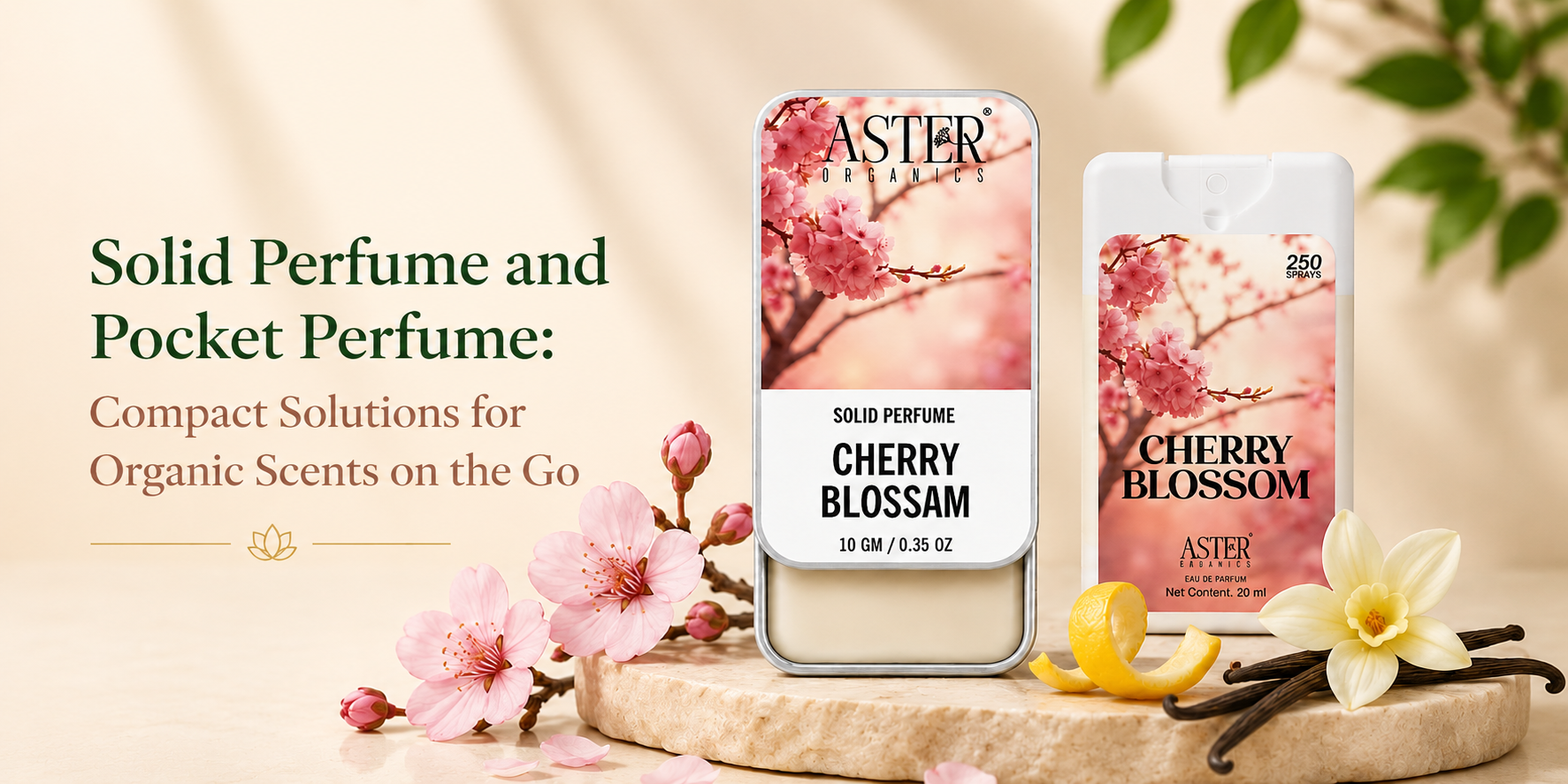 Solid Perfume and Pocket Perfume: Compact Solutions for Organic Scents on the Go