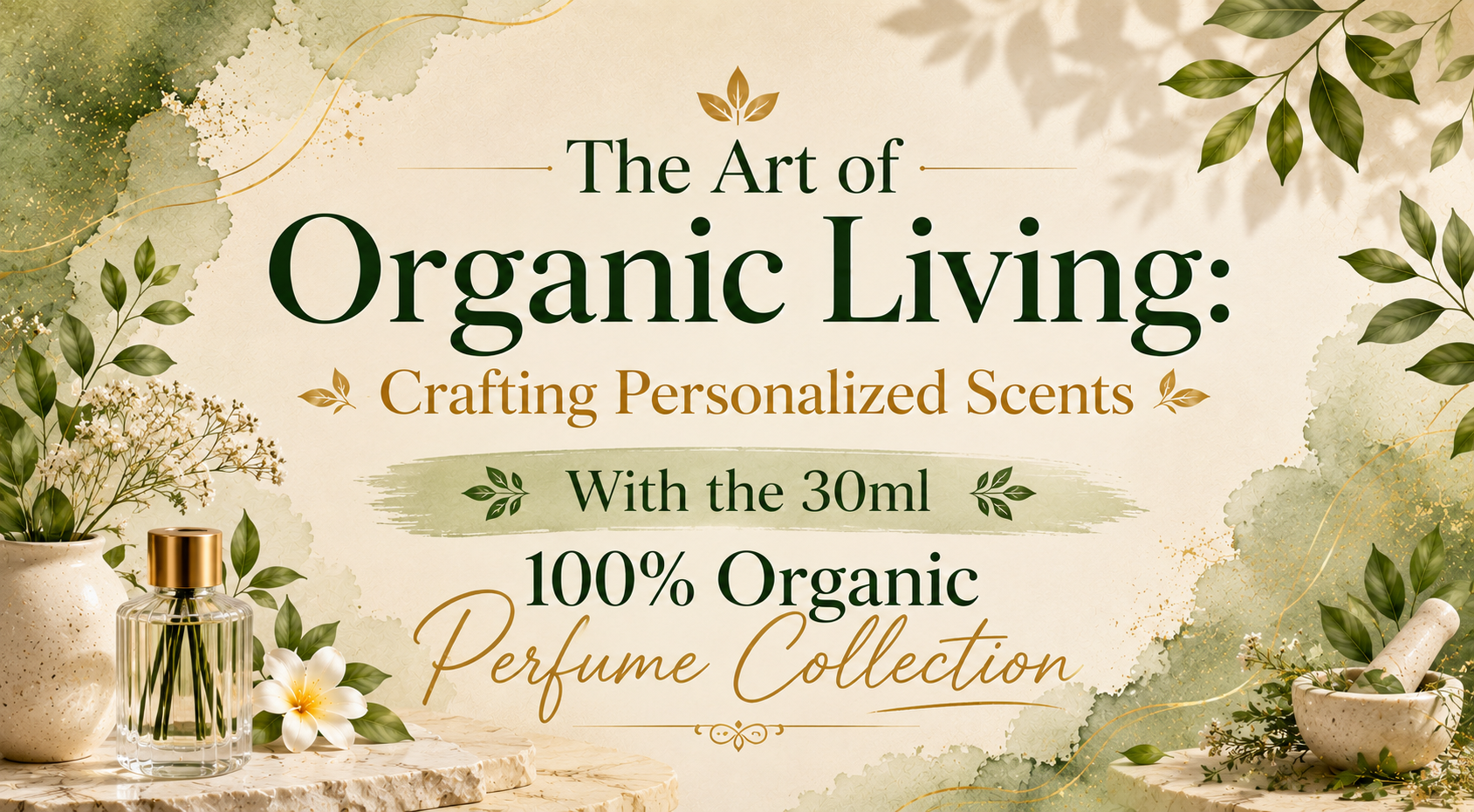 The Art of Organic Living: Crafting Personalized Scents With the 30ml 100% Organic Perfume Collection