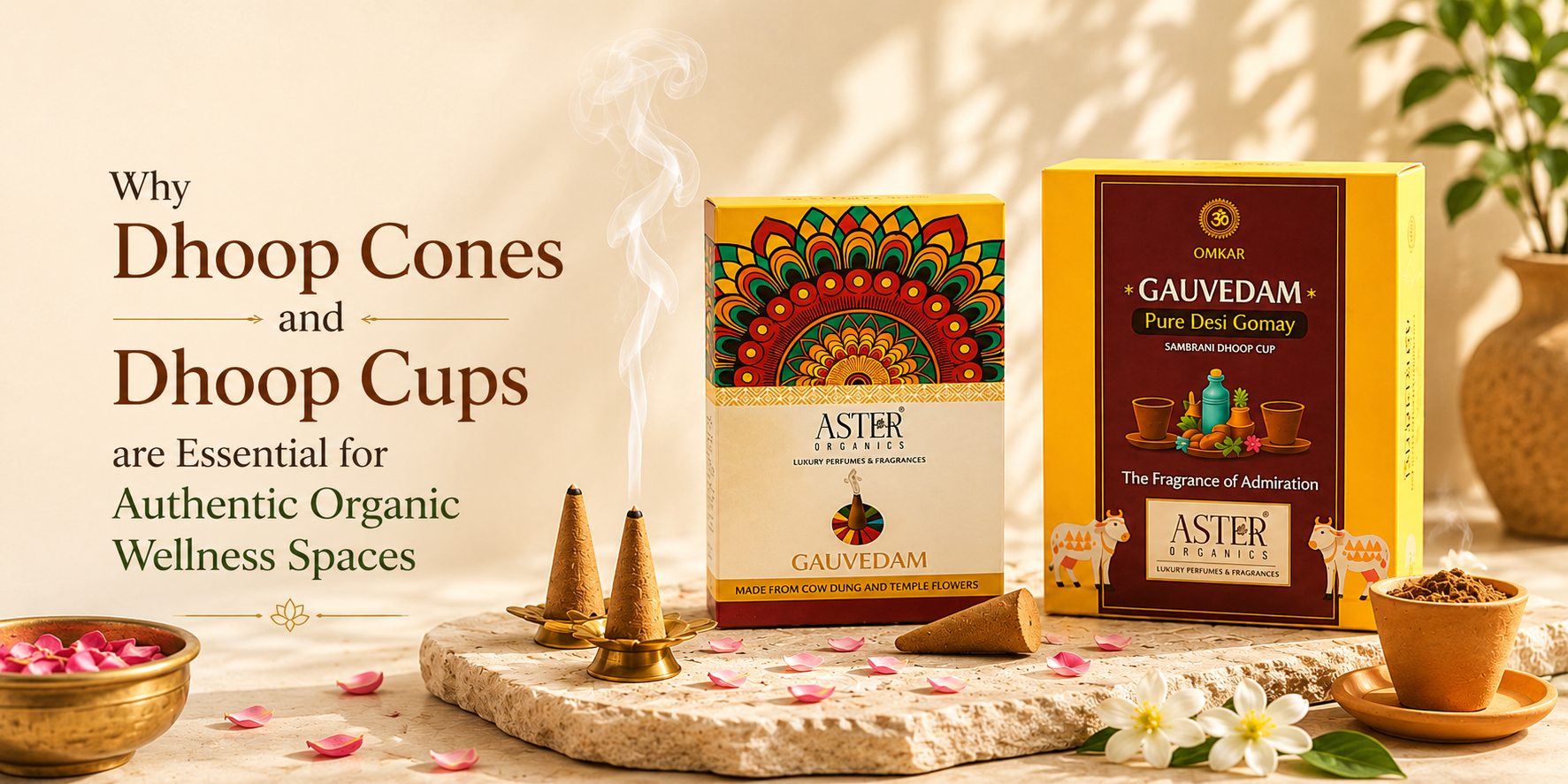 Why Dhoop Cones and Dhoop Cups are Essential for Authentic Organic Wellness Spaces