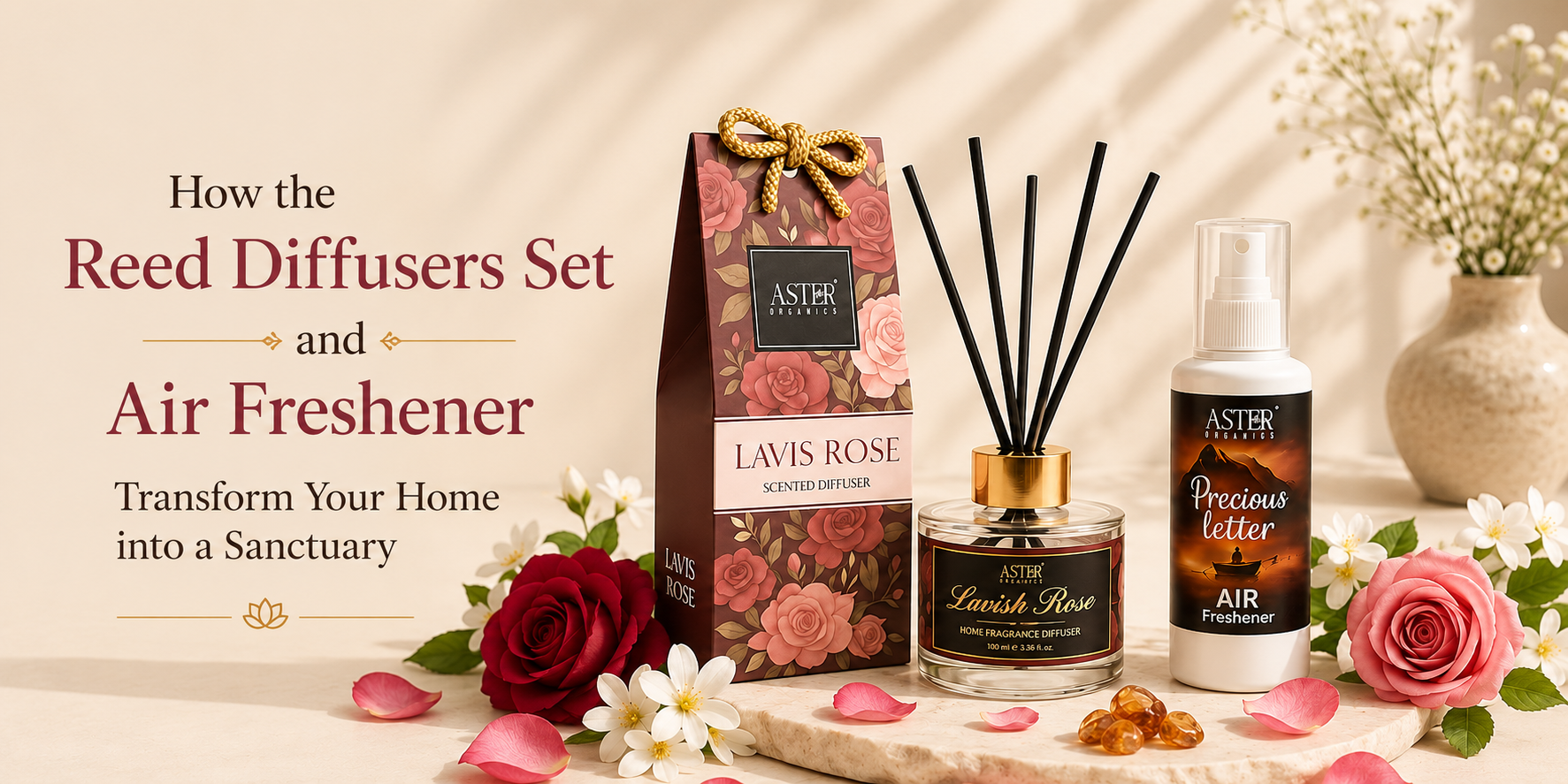 How the Reed Diffusers Set and Air Freshener Transform Your Home into a Sanctuary