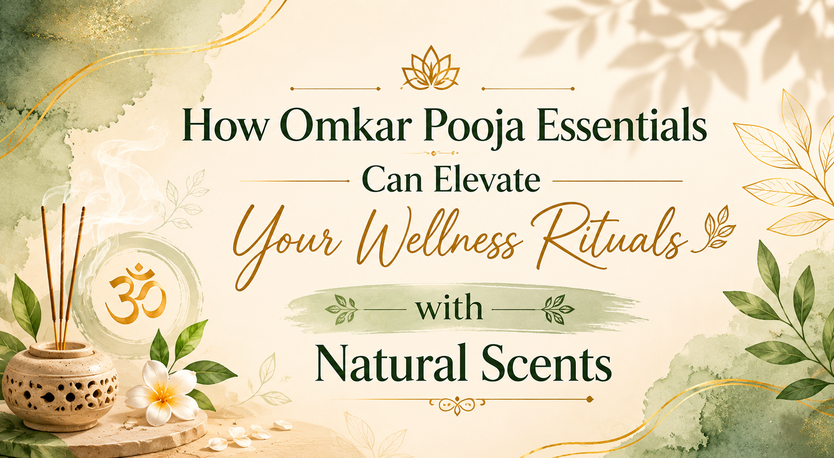 How Omkar Pooja Essentials Can Elevate Your Wellness Rituals with Natural Scents