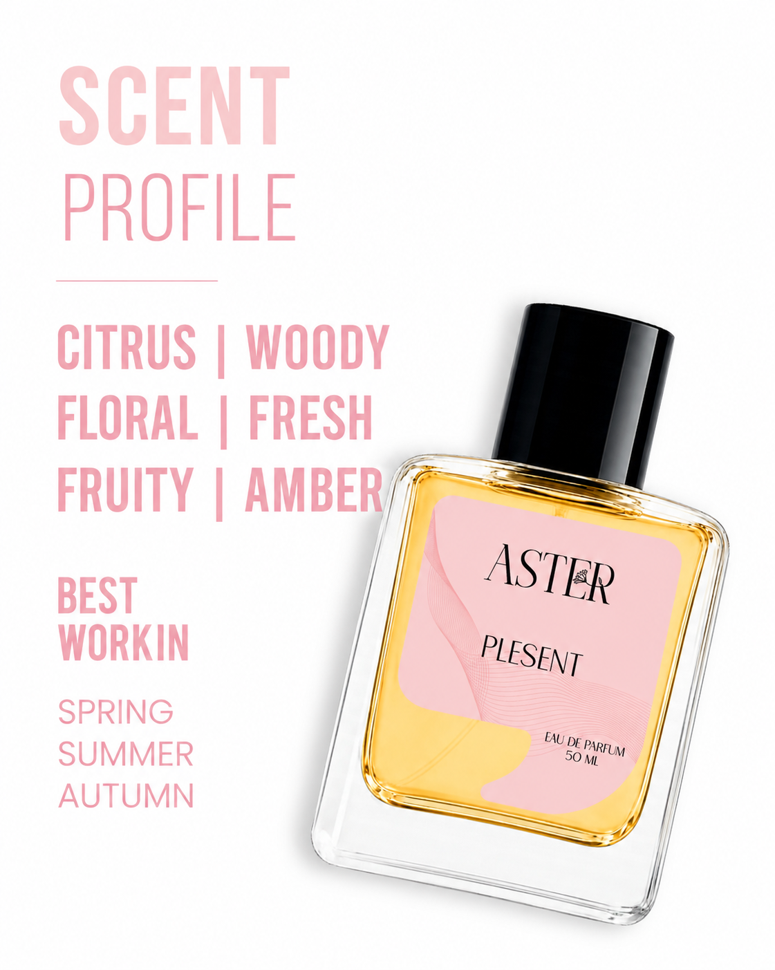 Plesent EDP for Unisex 50ml