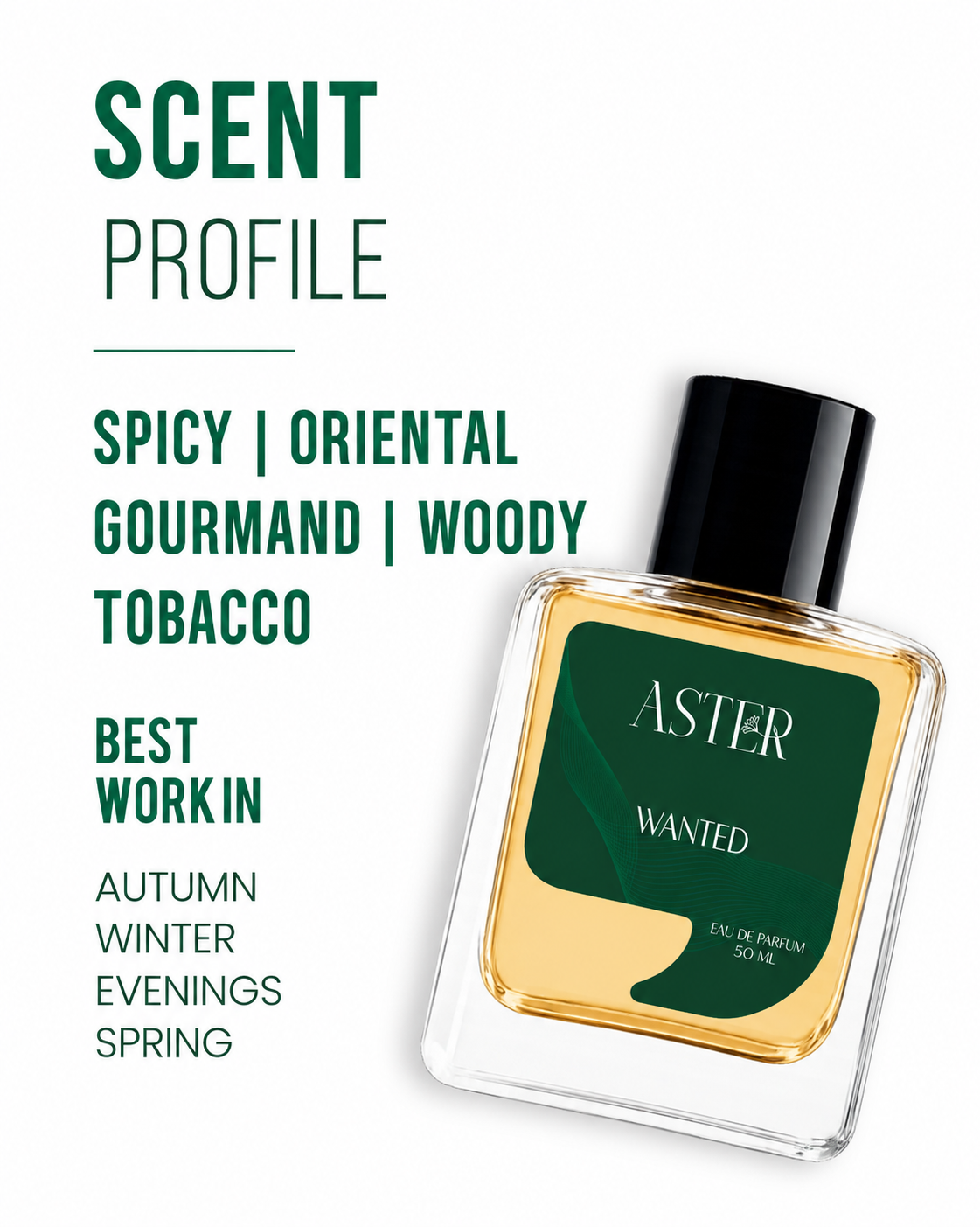 Wanted EDP for Unisex 50ml