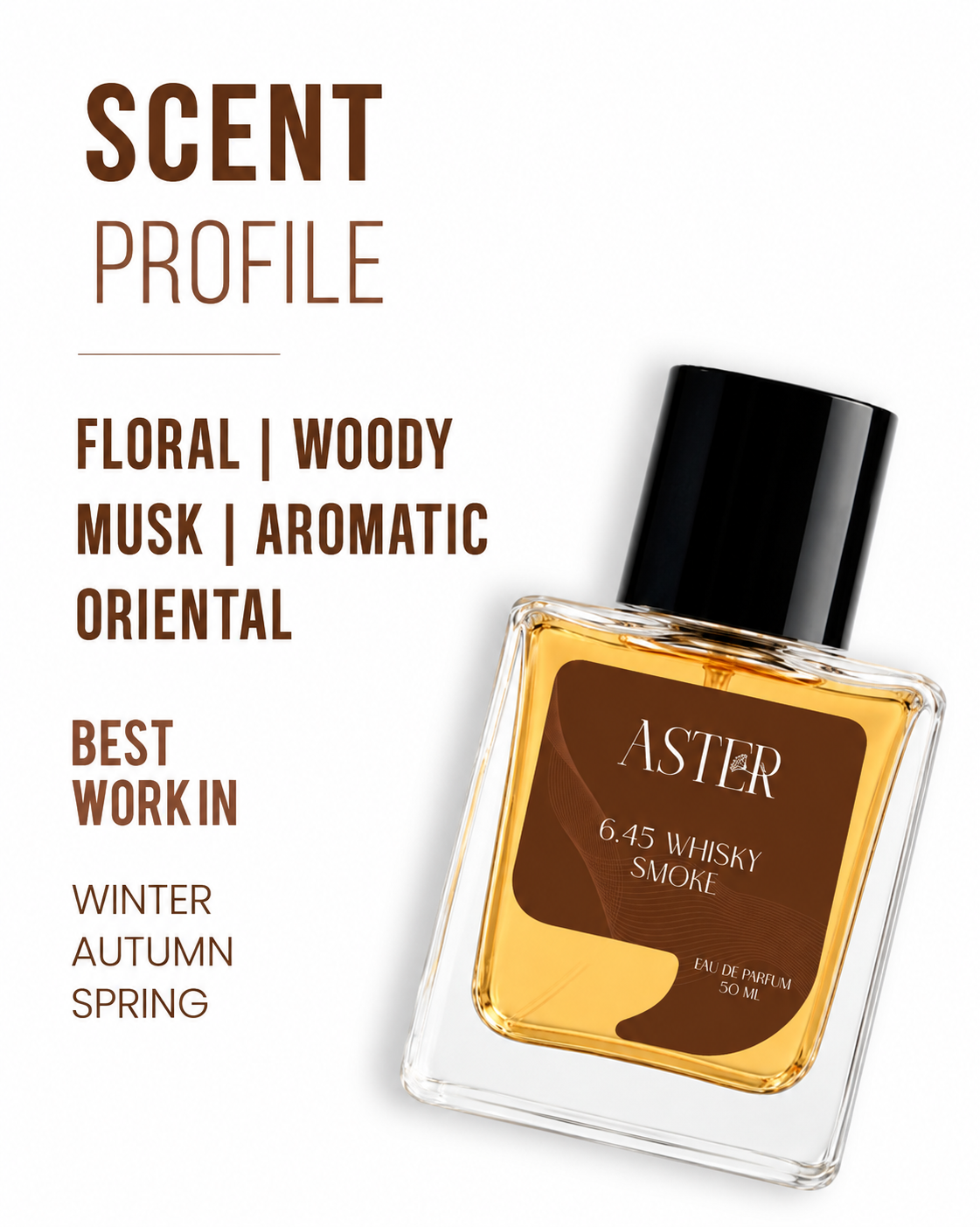 6.45 Wisky Smoke EDP for Men 50ml