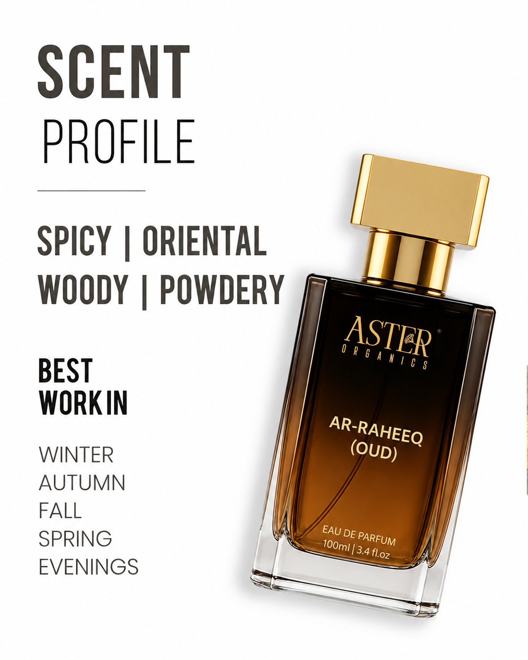 Ar- Raheeq (Oud) EDP for Oud 100ml