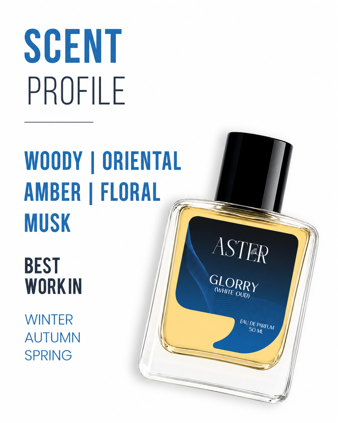 Glory (White Oud) EDP for Oud 50ml