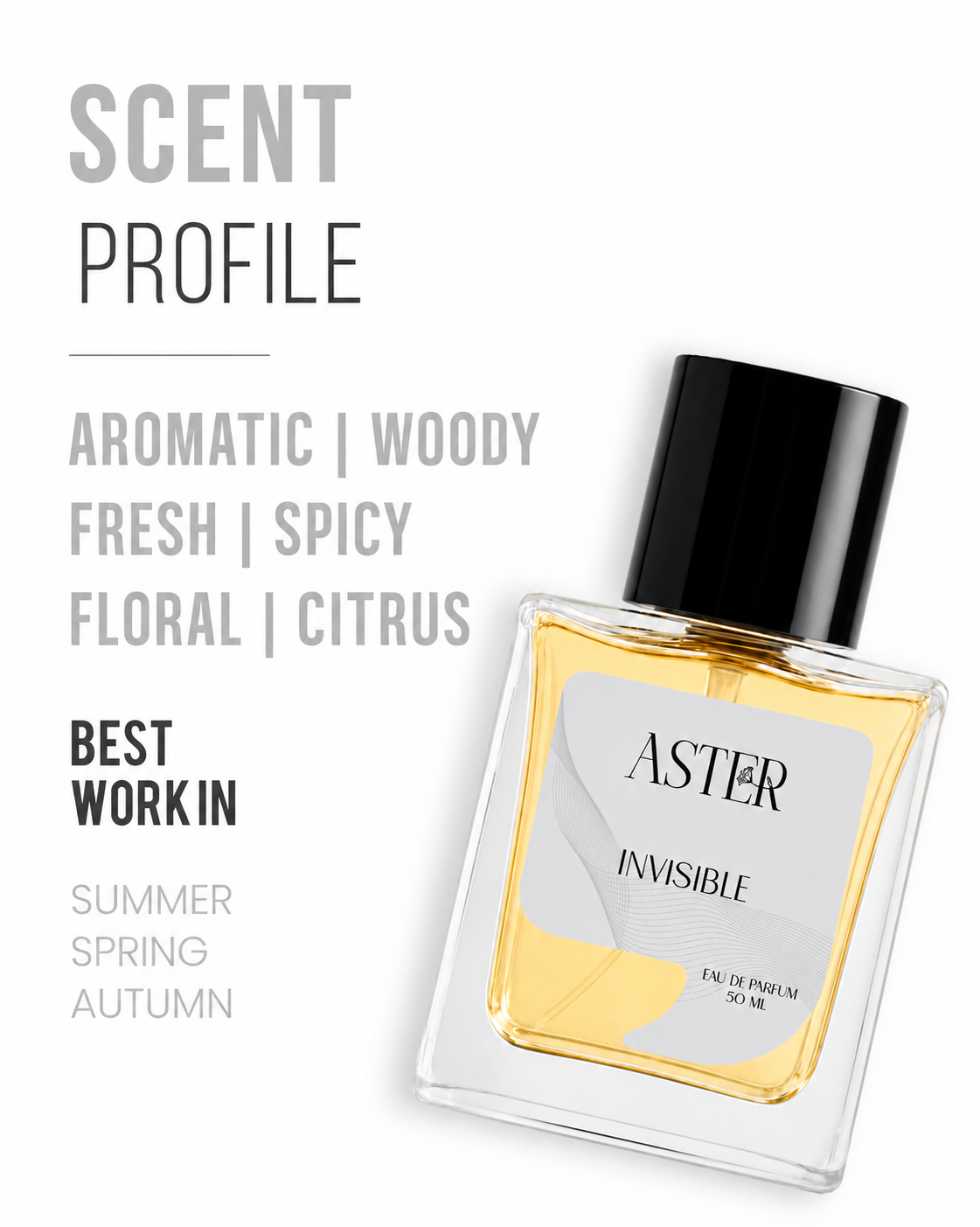Invisible EDP for Men 50ml