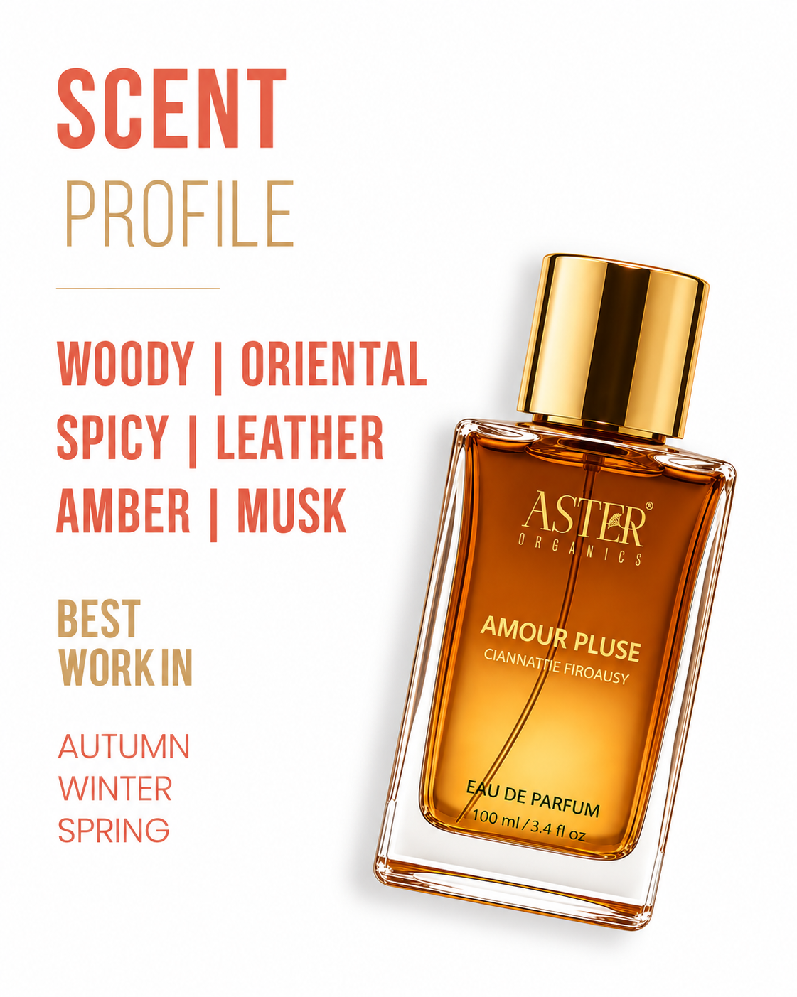 Amour Pluse EDP for Oud 100ml