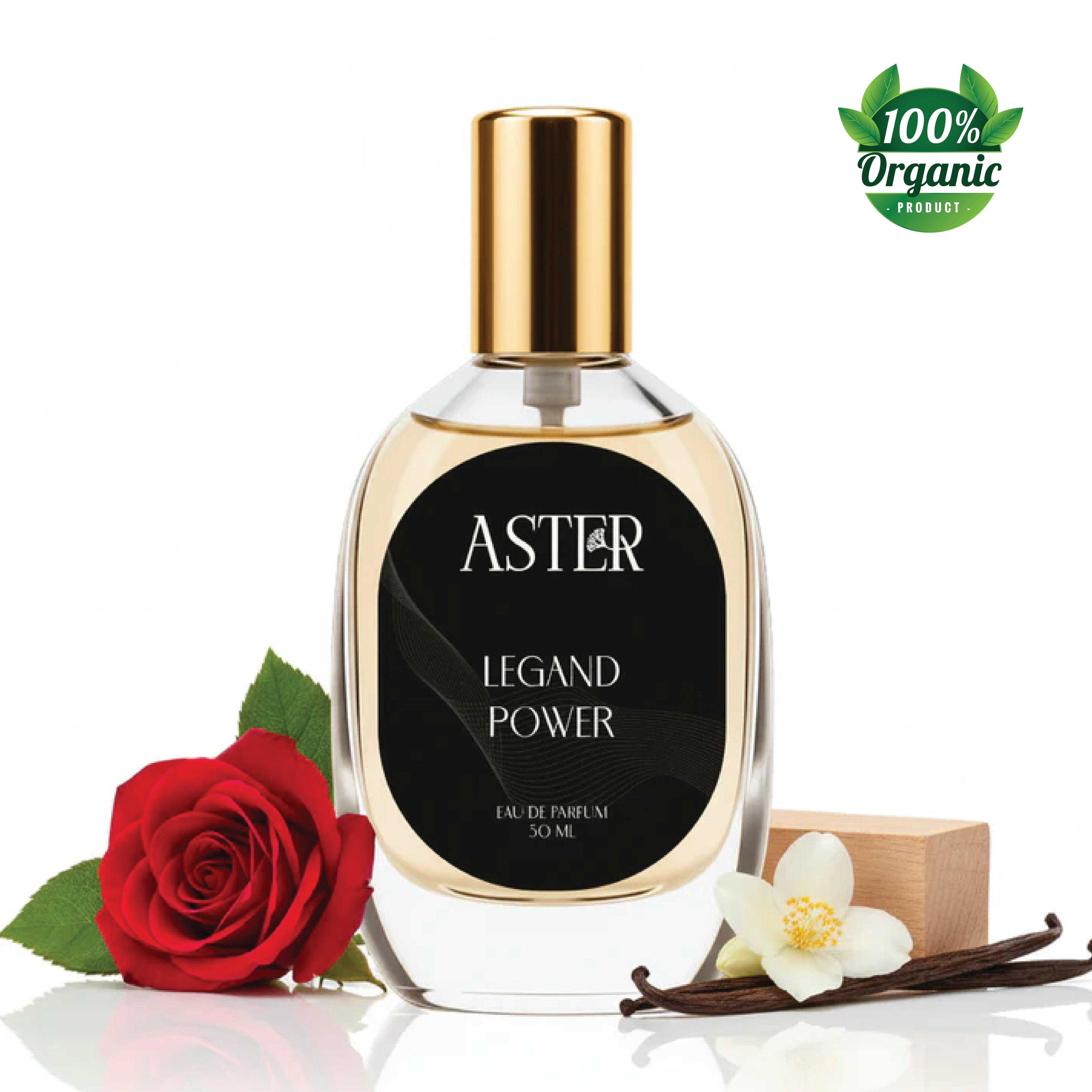 100% Organic Legend Power EDP for Men 30ml