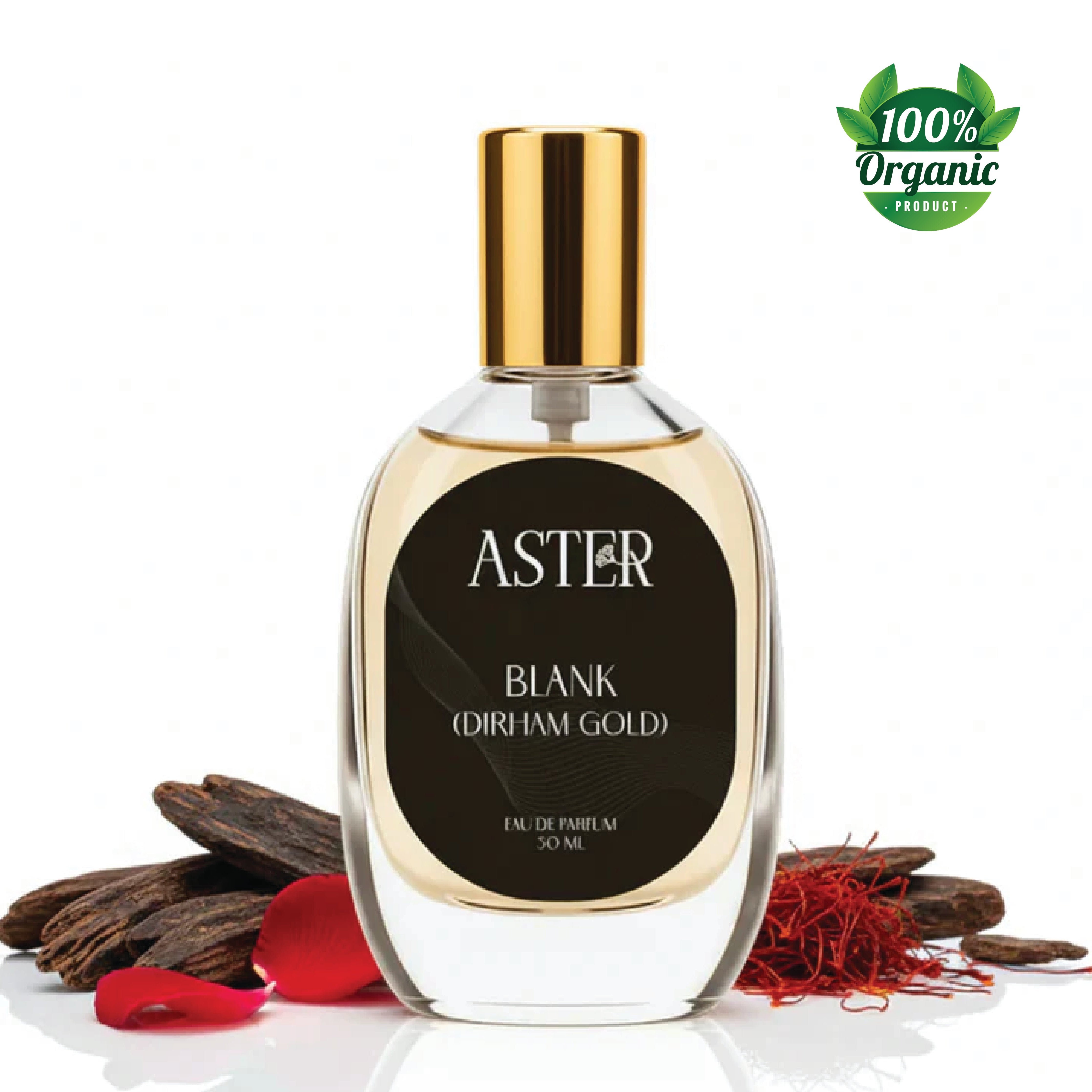 100% Organic Blank (Dirham Gold) for Unisex 30ml