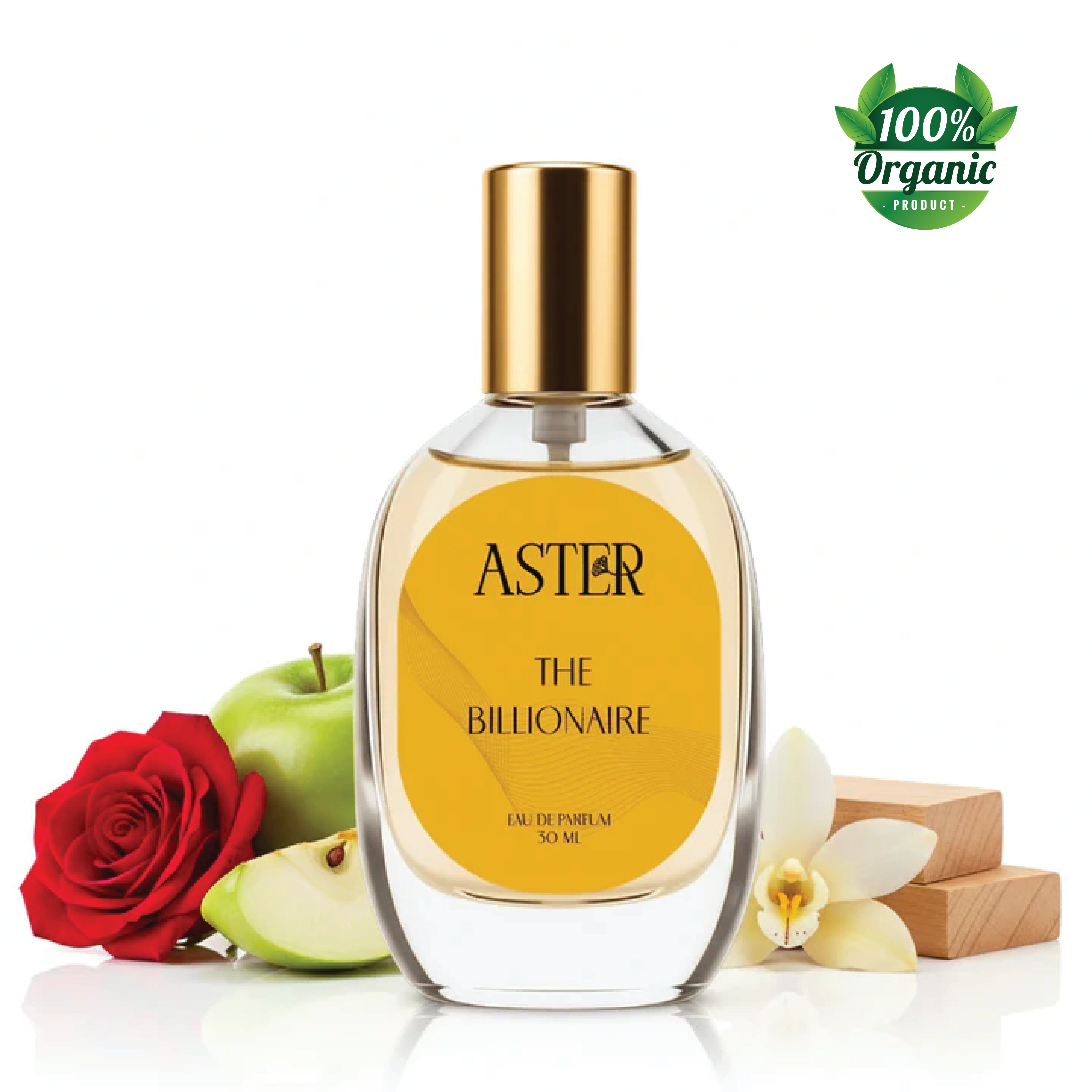 100% Organic The Billionaire for Men 30ml