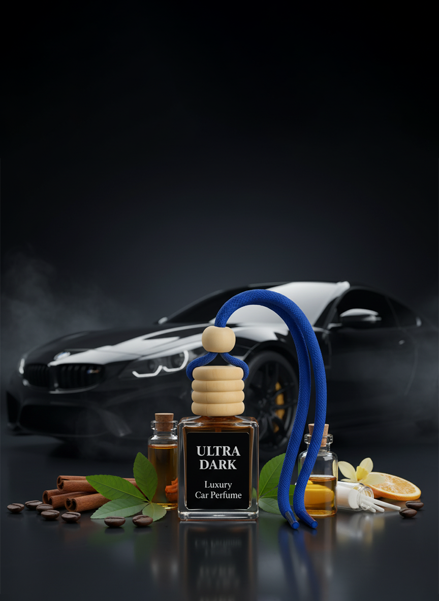 Ultra Dark Hanging Car Air Freshener 10ml