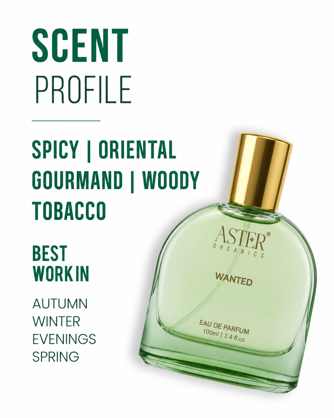 Wanted EDP for Unisex 100ml