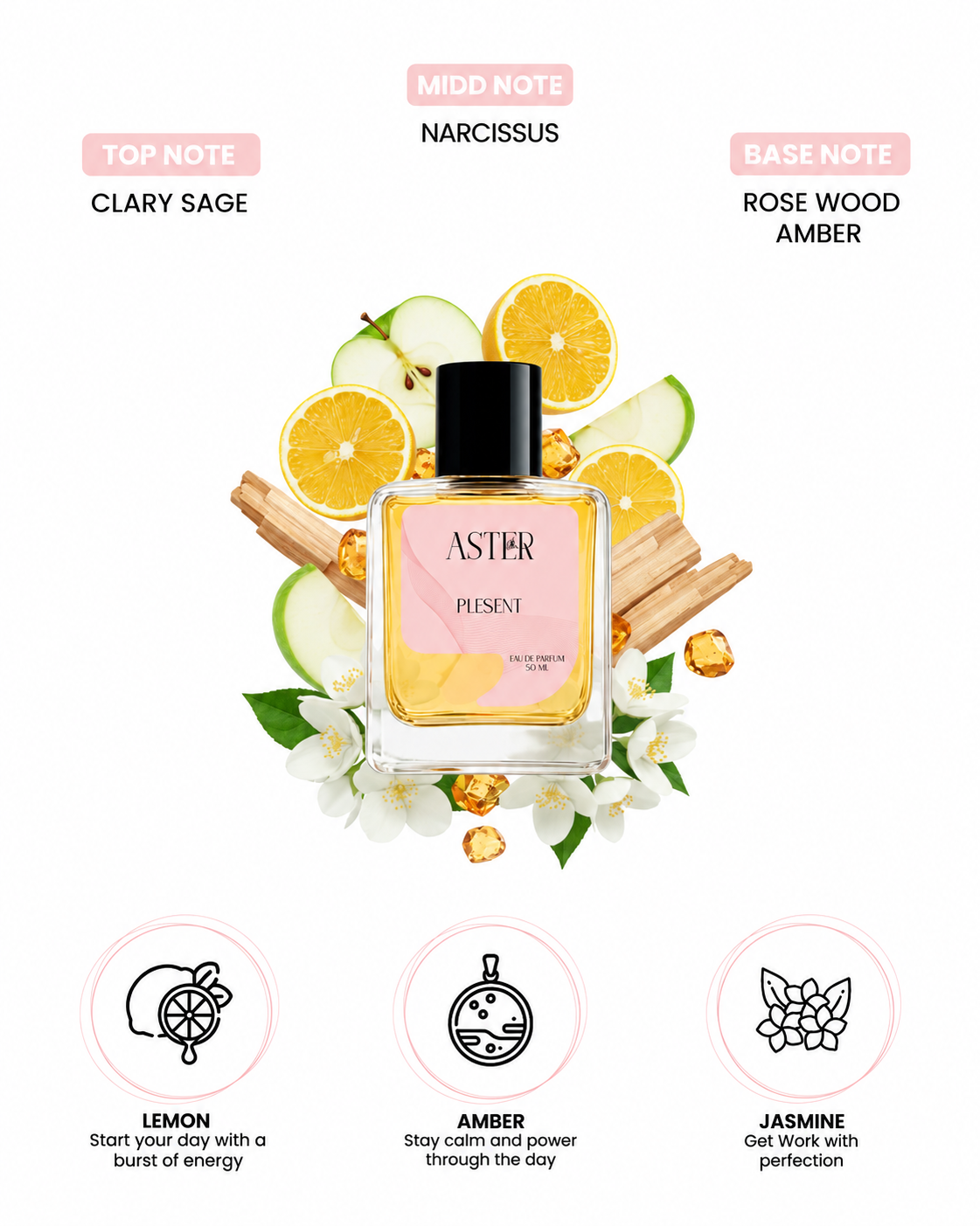 Plesent EDP for Unisex 50ml