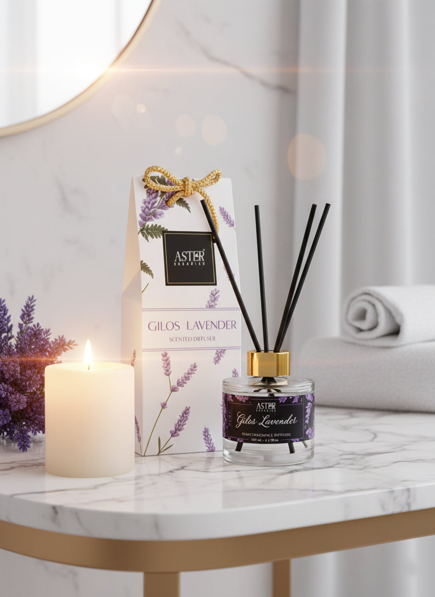 Gilo Lavender Reed Diffuser Set