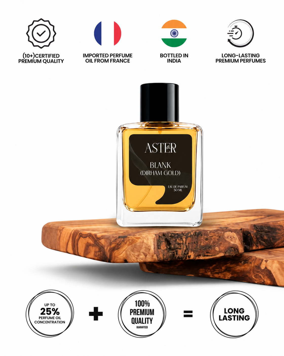Blank (Dirham Gold) EDP for Unisex 50ml
