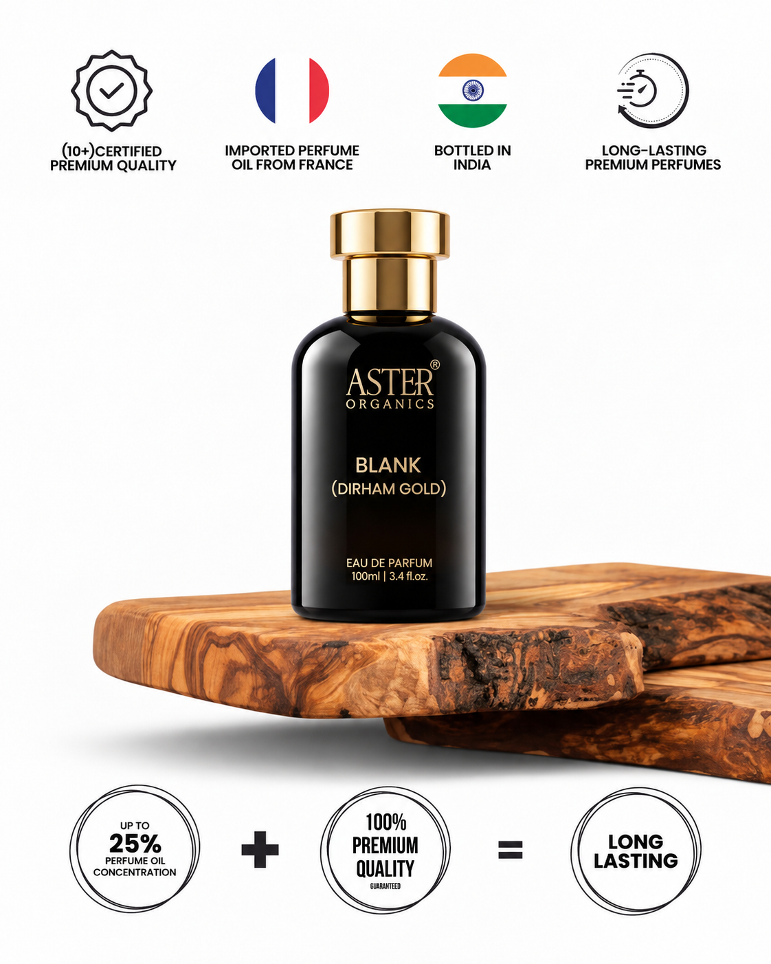 Blank (Dirham Gold) EDP for Unisex 100ml