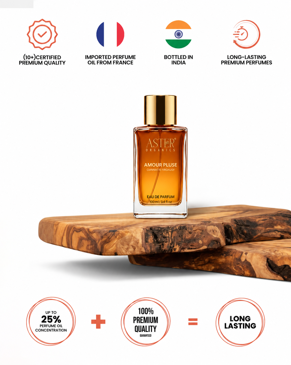 Amour Pluse EDP for Oud 100ml