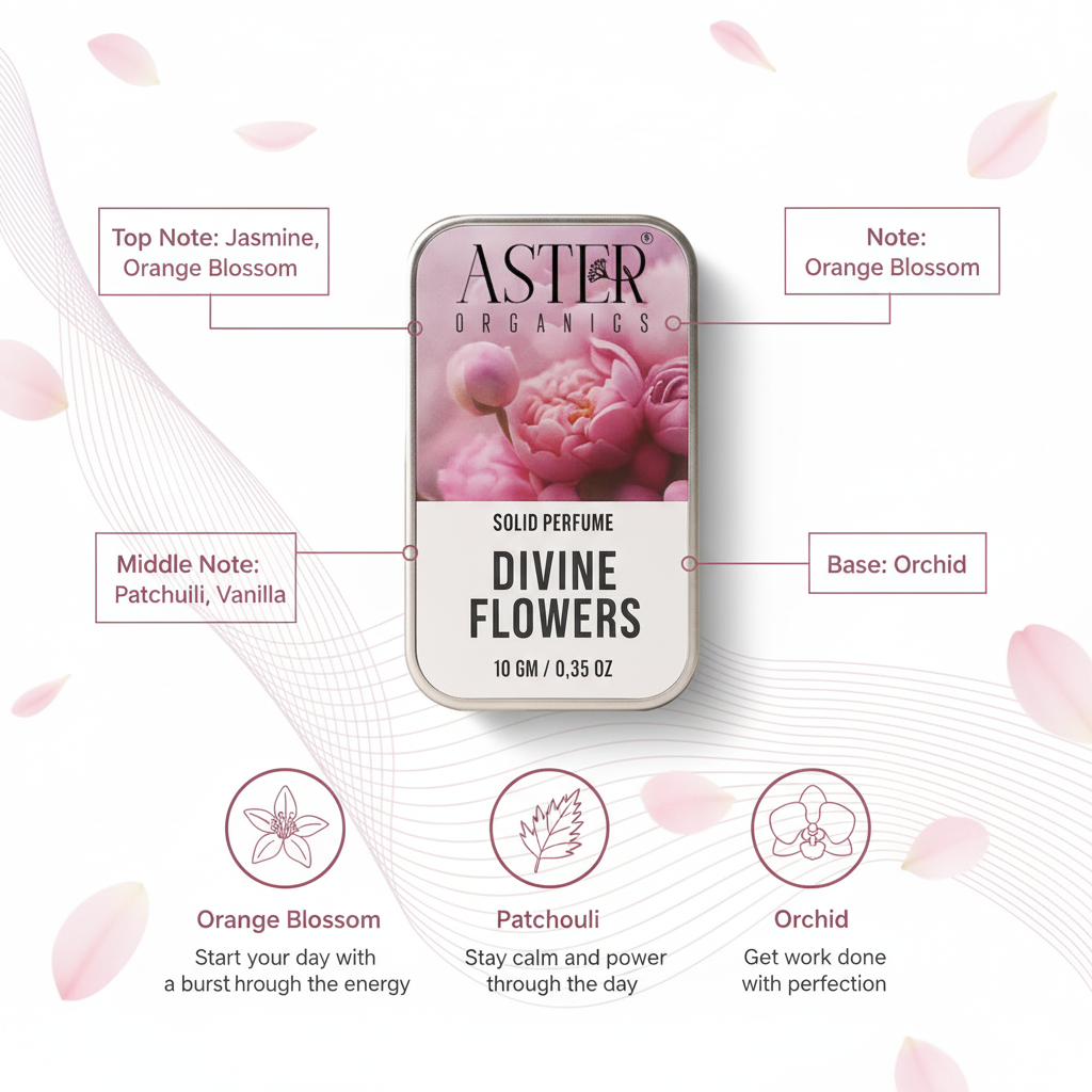 Divine Flower Solid Perfume for Woman