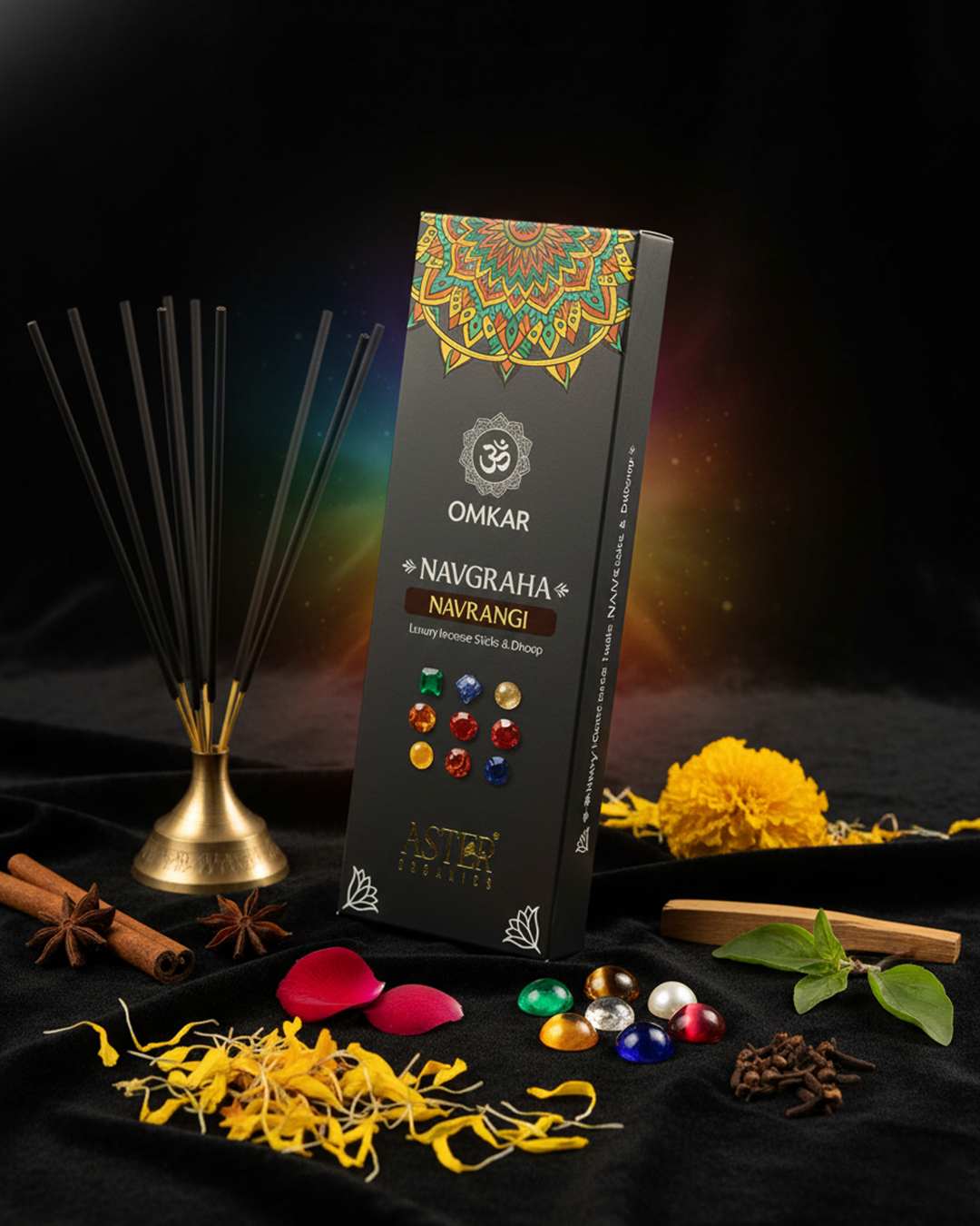 Omkar Navgraha - Navrangi - Incense Sticks