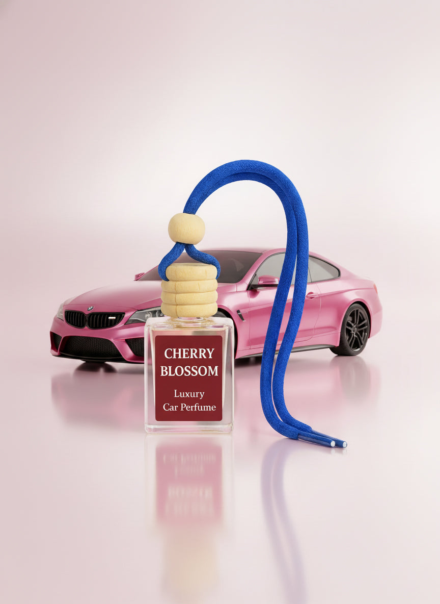 Cherry Blossom Hanging Car Air Freshener 10ml