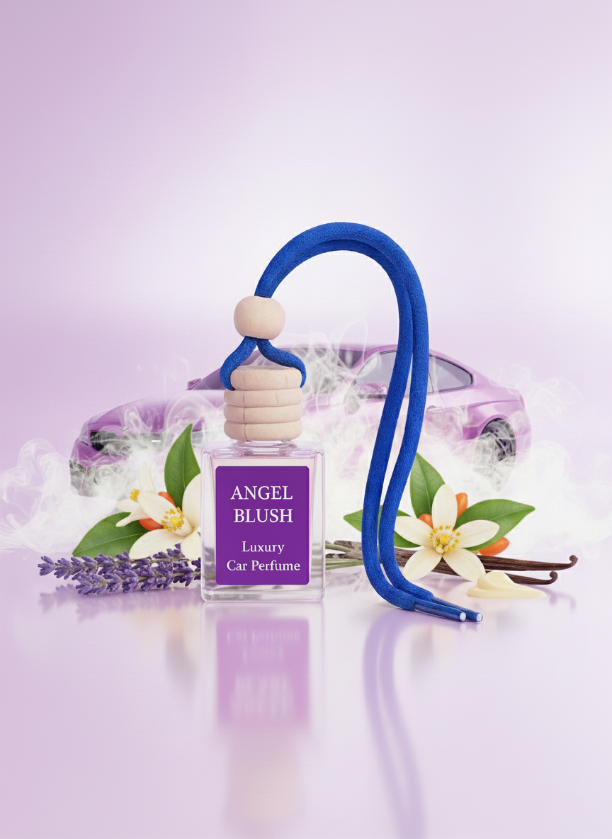 Angel Blush Hanging Car Air Freshener 10ml