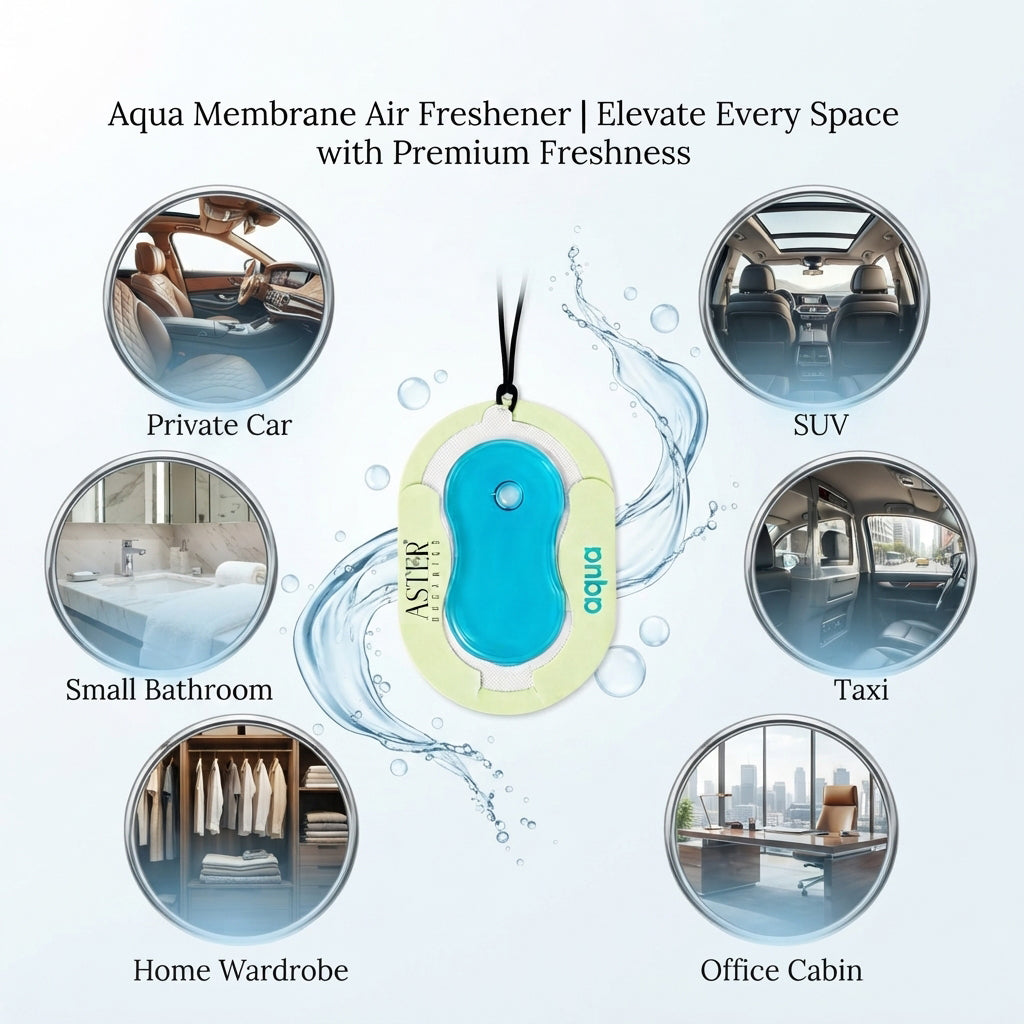 Aqua Membrane Car Hanging Gel Air Freshener