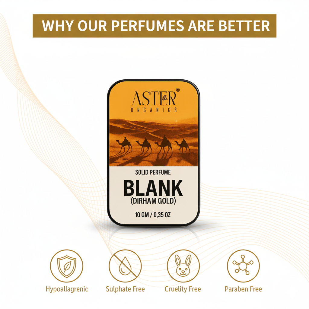Blank (Dirham Gold) Solid Perfume for Unisex