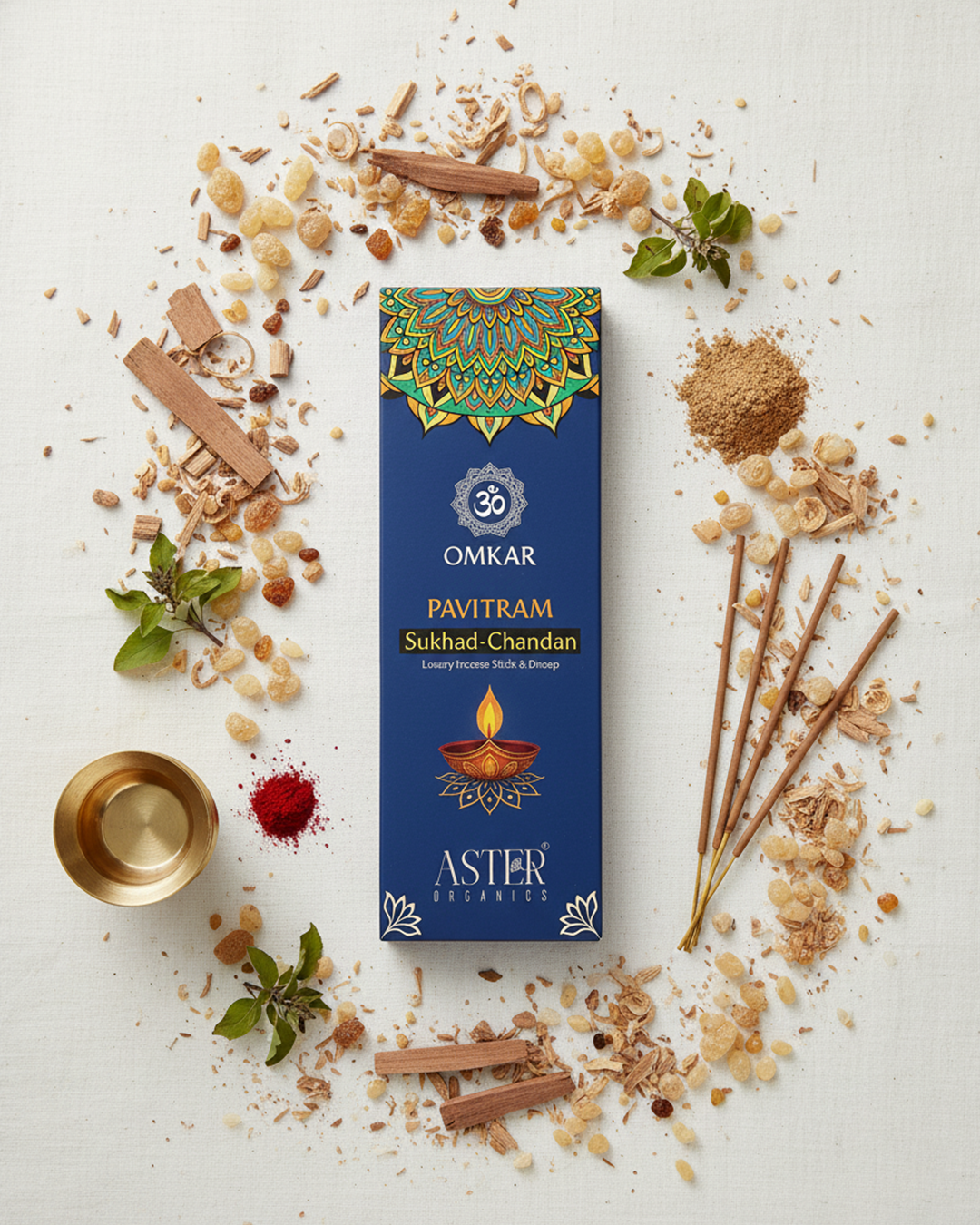 Omkar Pavitram - Sukhad-Chandan - Incense Stick