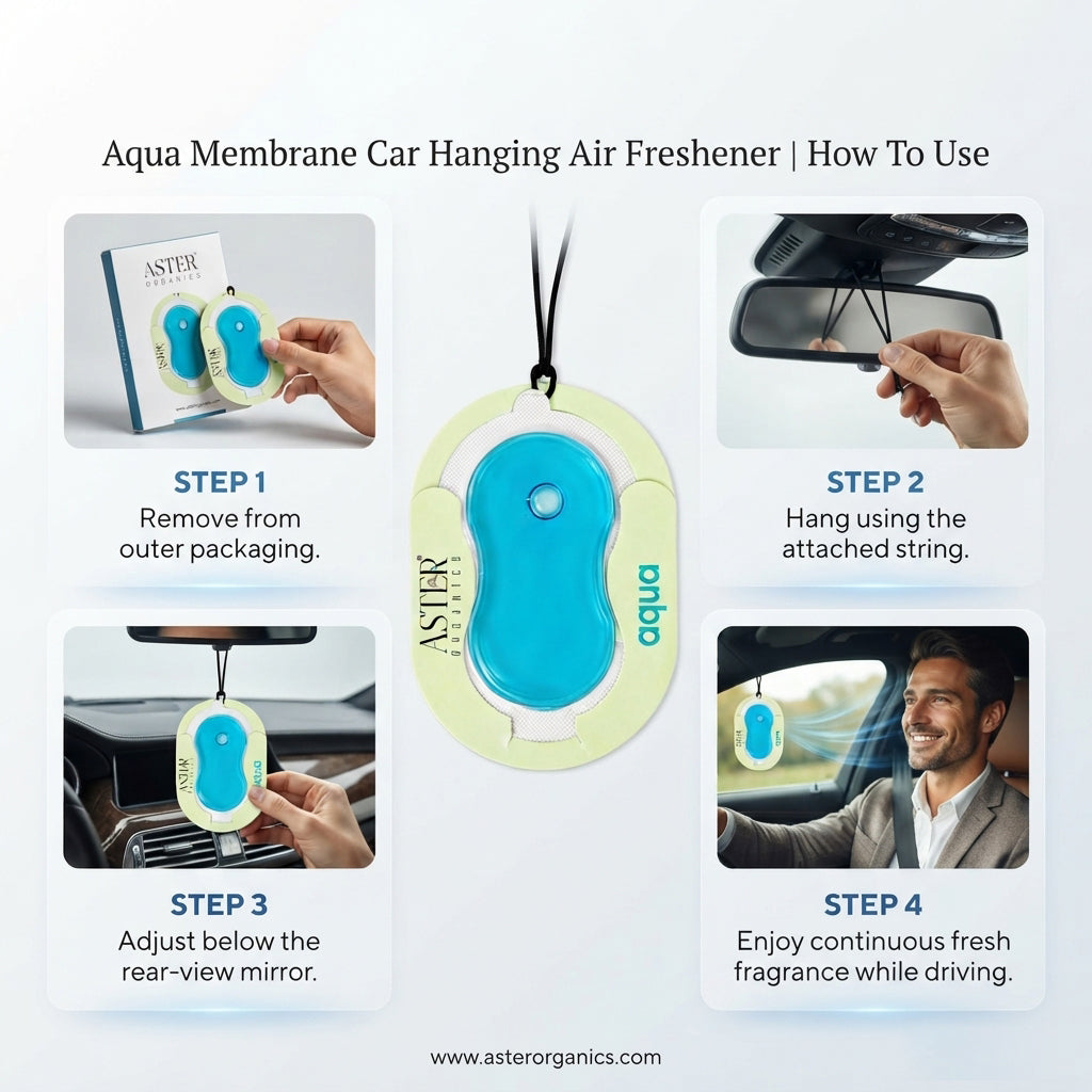 Aqua Membrane Car Hanging Gel Air Freshener