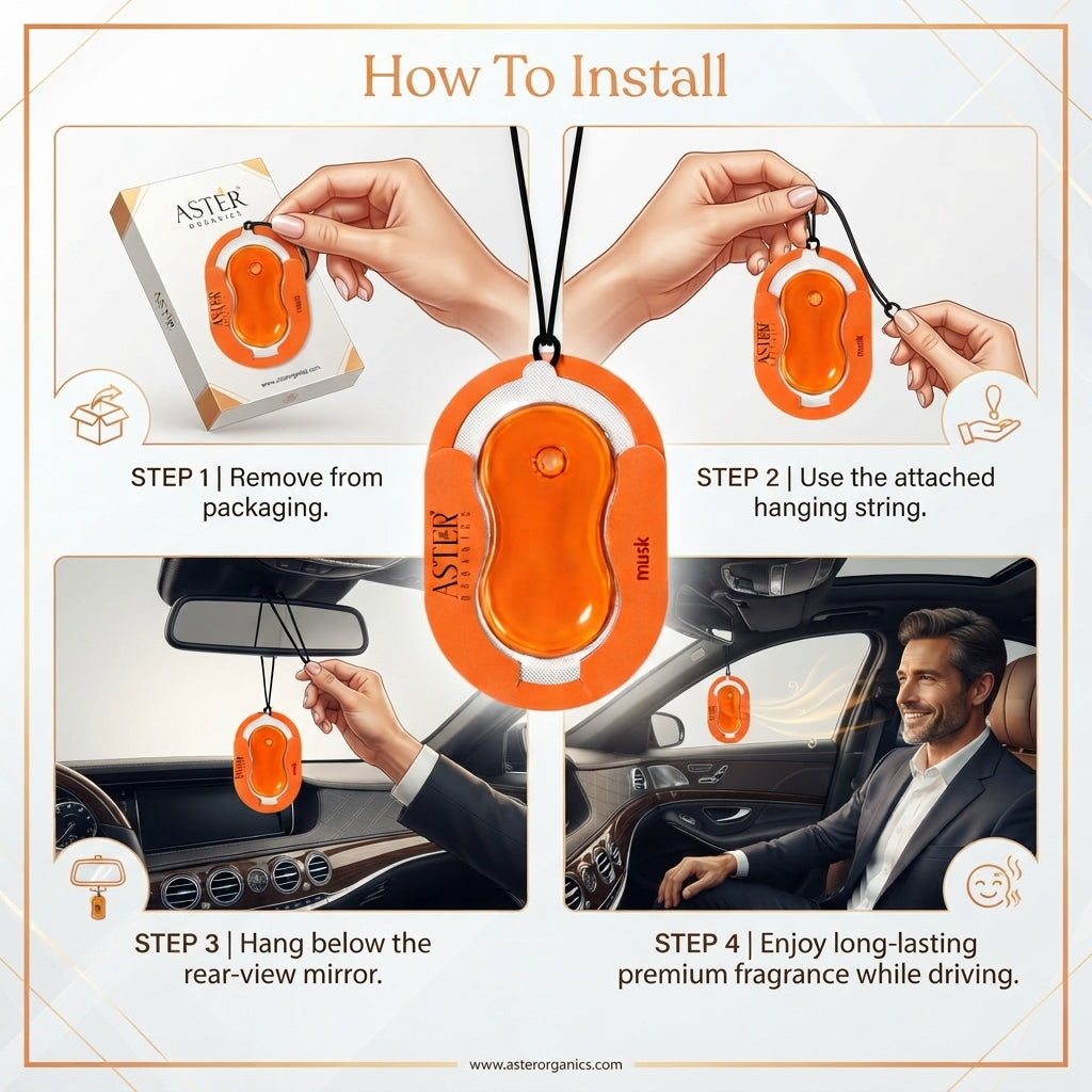 Musk Membrane Car Hanging Gel Air Freshener