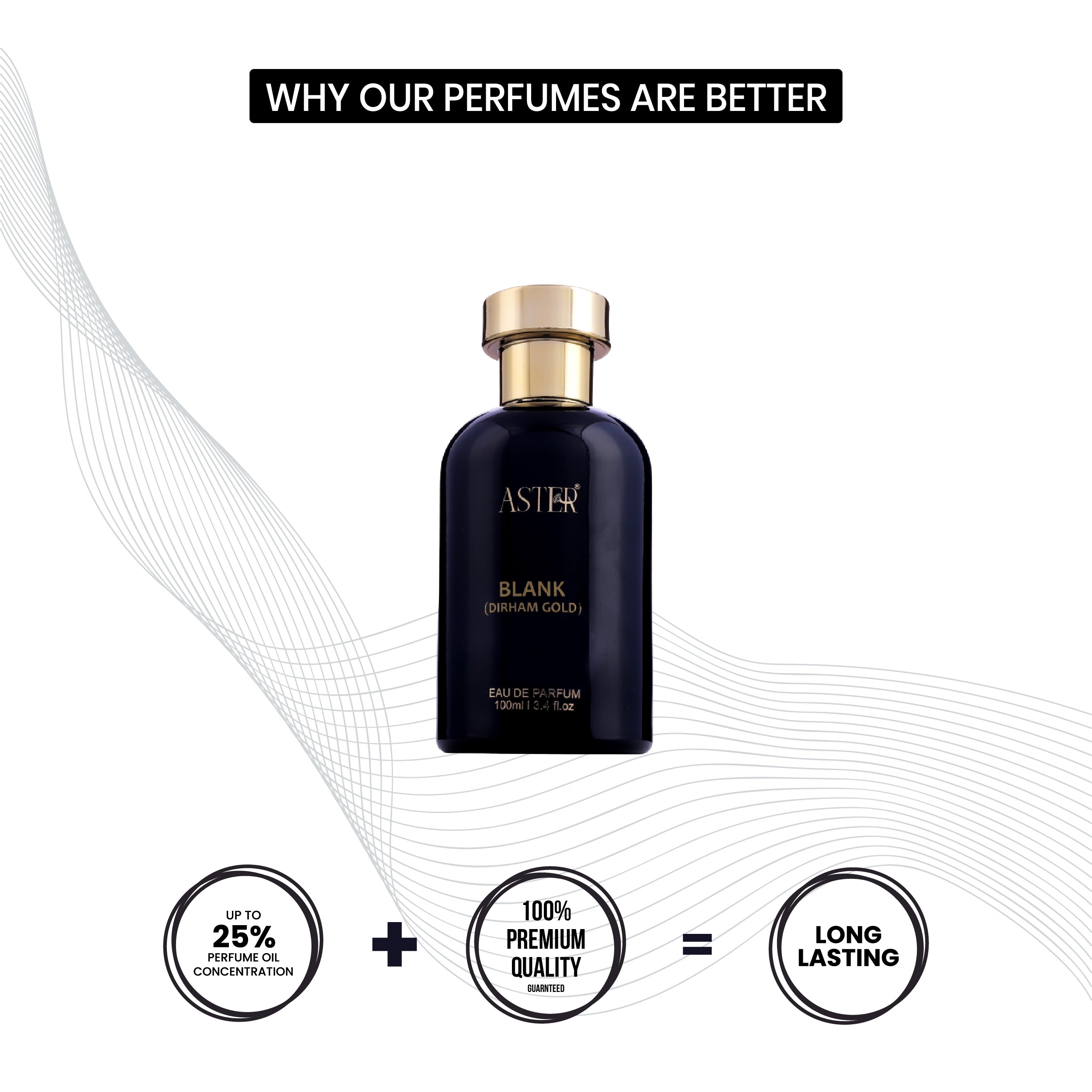 Blank (Dirham Gold) EDP for Unisex 100ml