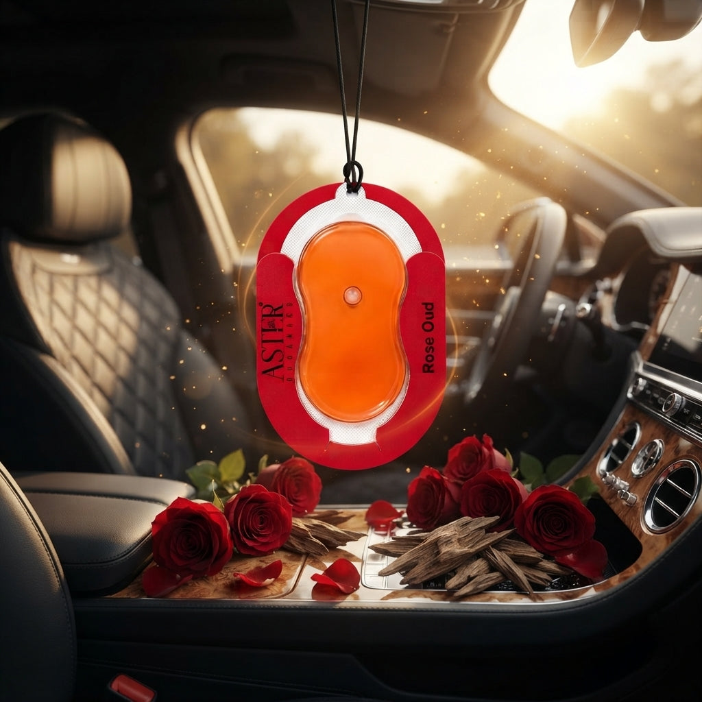 Rose Oud Membrane Car Hanging Gel Air Freshener