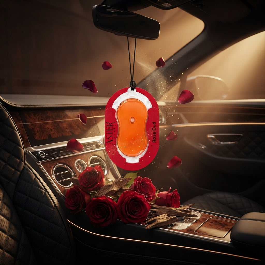 Rose Oud Membrane Car Hanging Gel Air Freshener