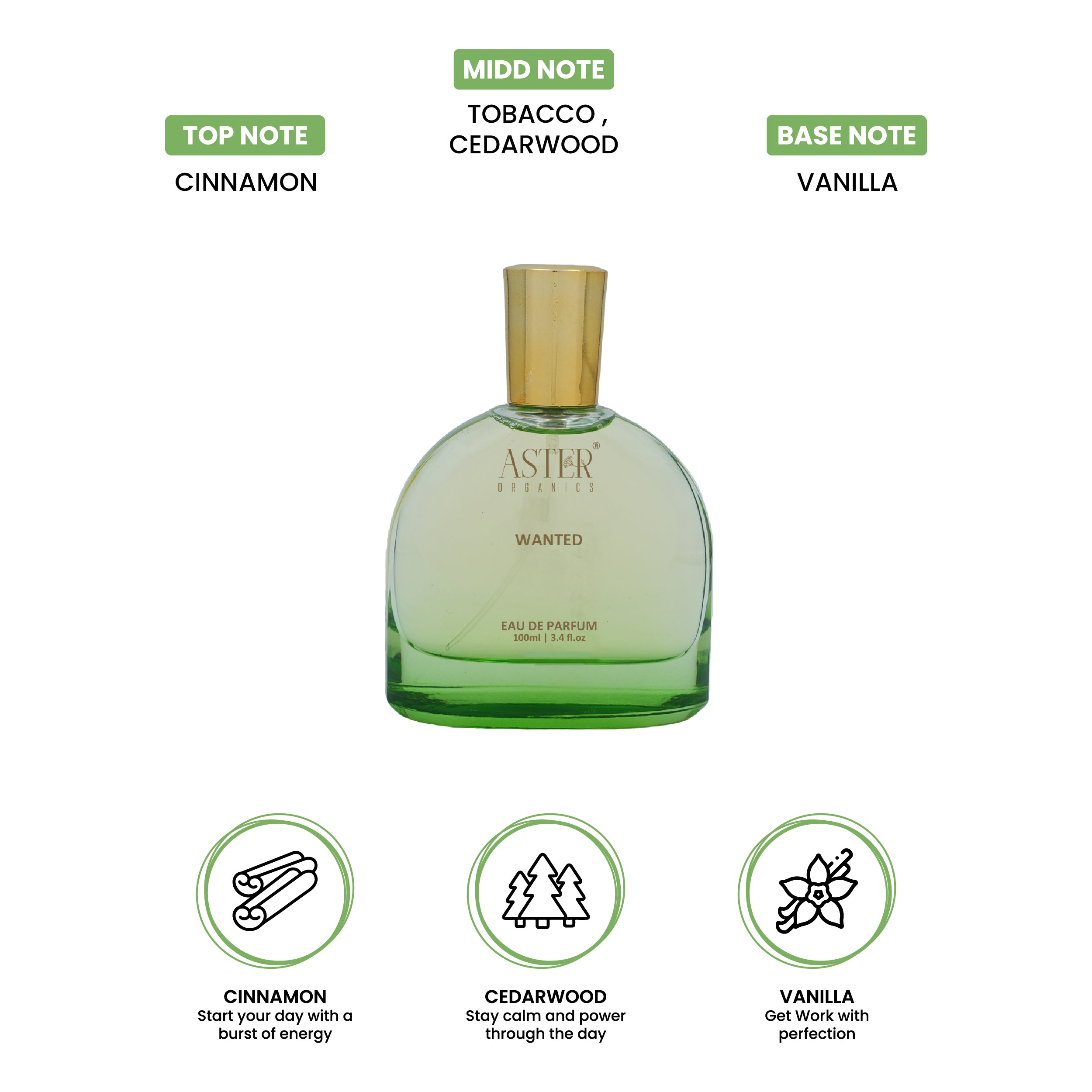 Wanted EDP for Unisex 100ml