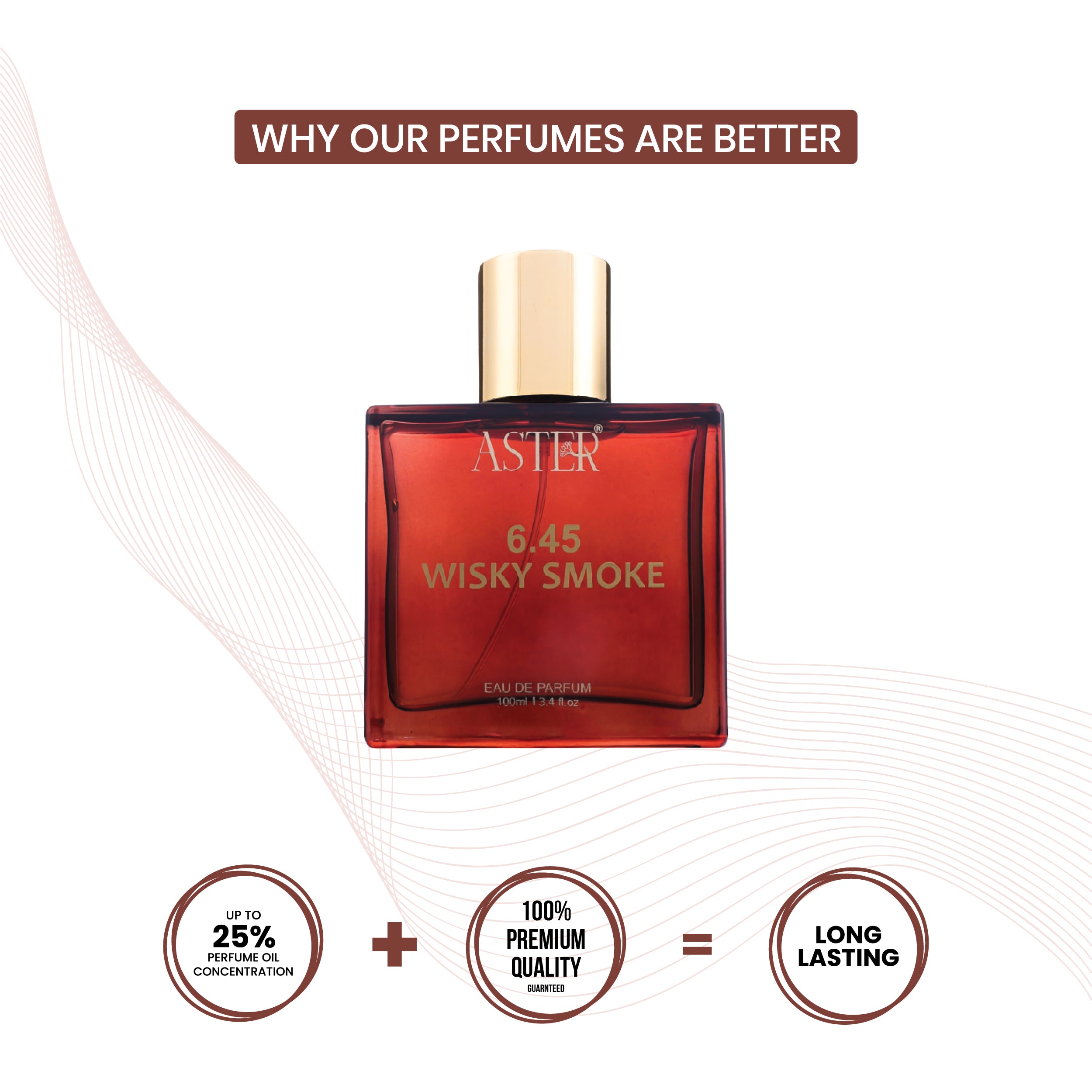 6.45 Wisky Smoke EDP for Men 100ml