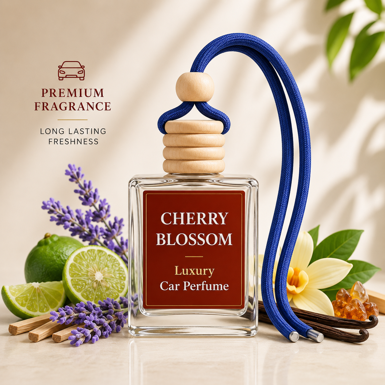 Cherry Blossom Hanging Car Perfumes 10ml