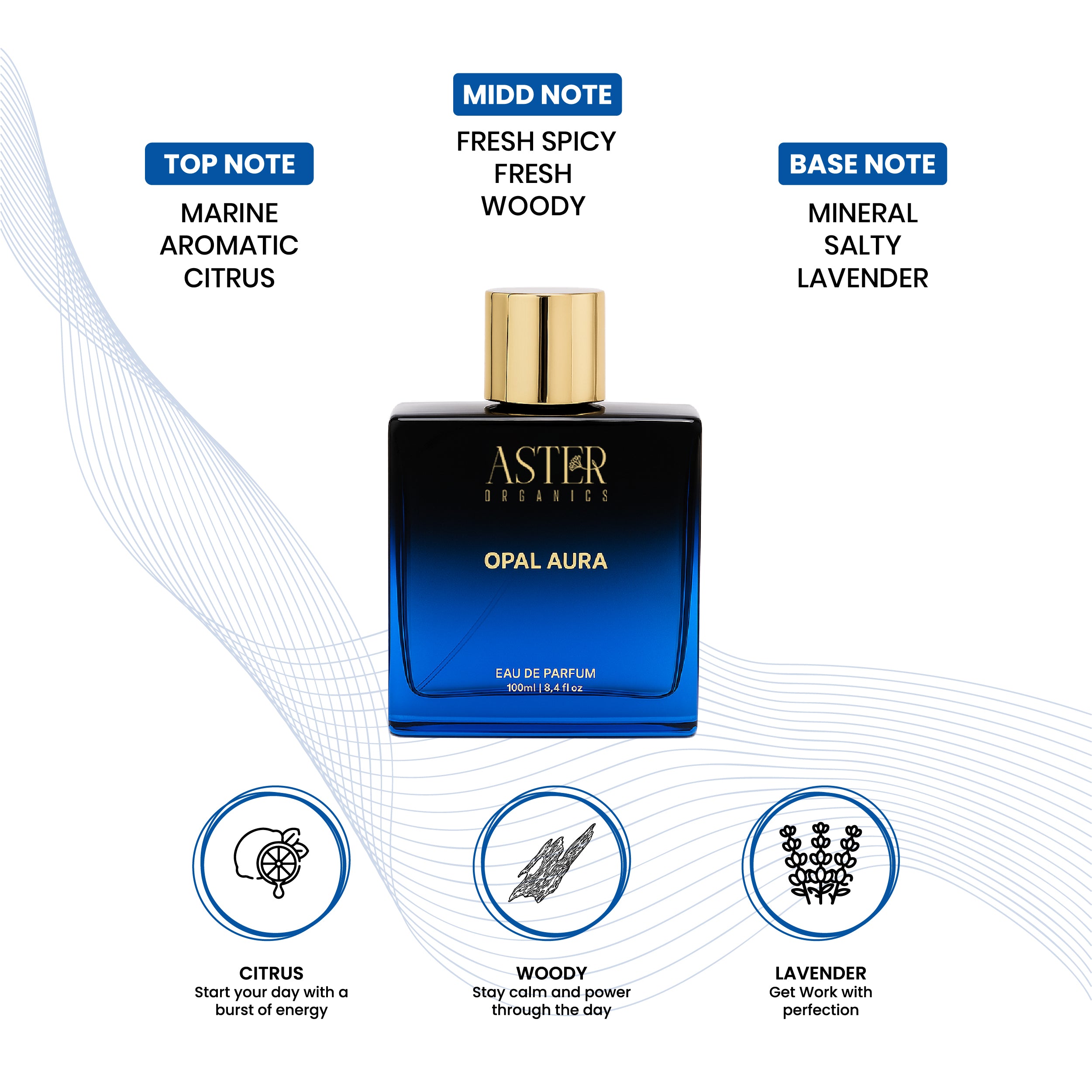Opal Aura EDP for Men 100ml