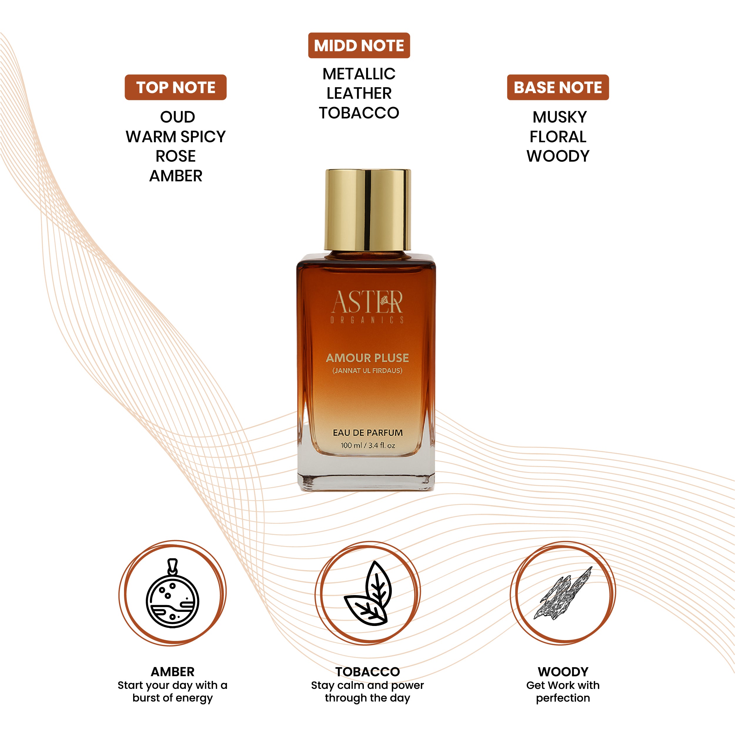 Amour Pluse EDP for Oud 100ml