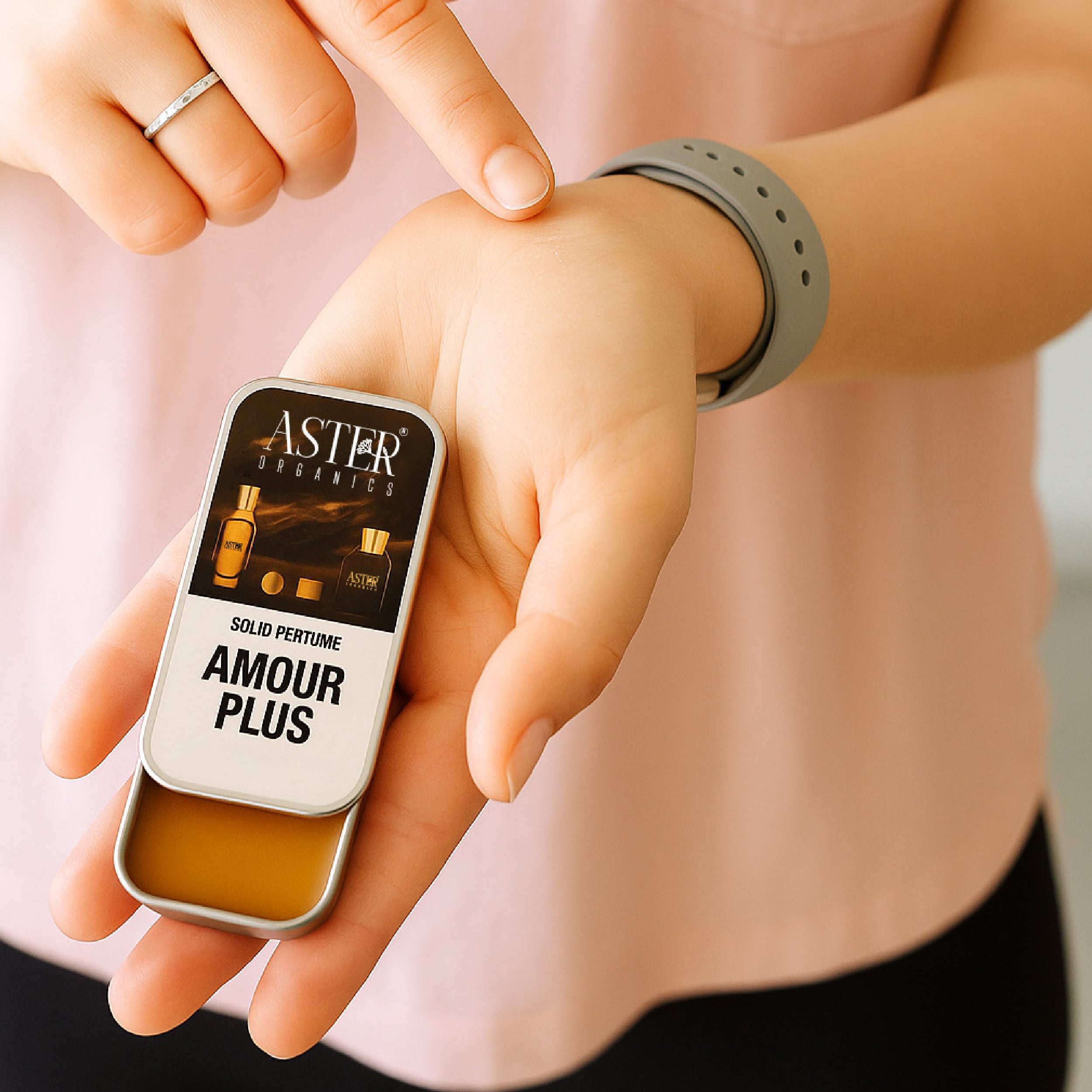Amour Pluse Solid Perfume for Oud