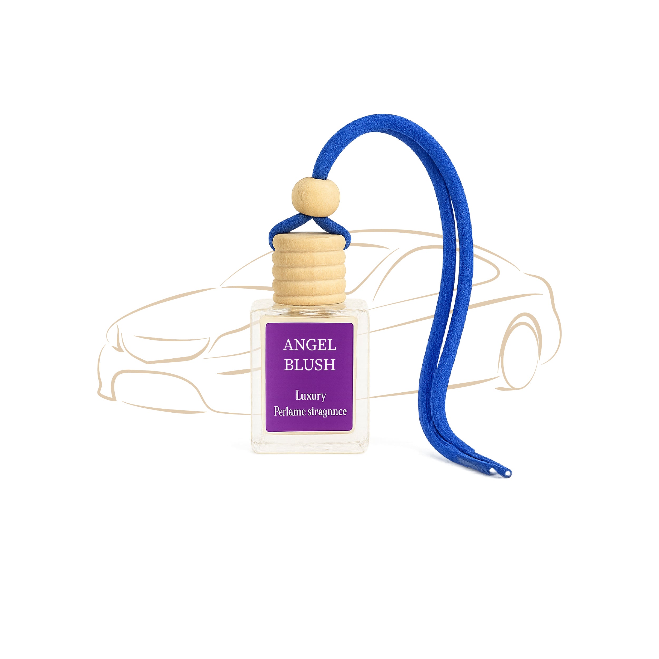 Angel Blush Hanging Car Air Freshener 10ml