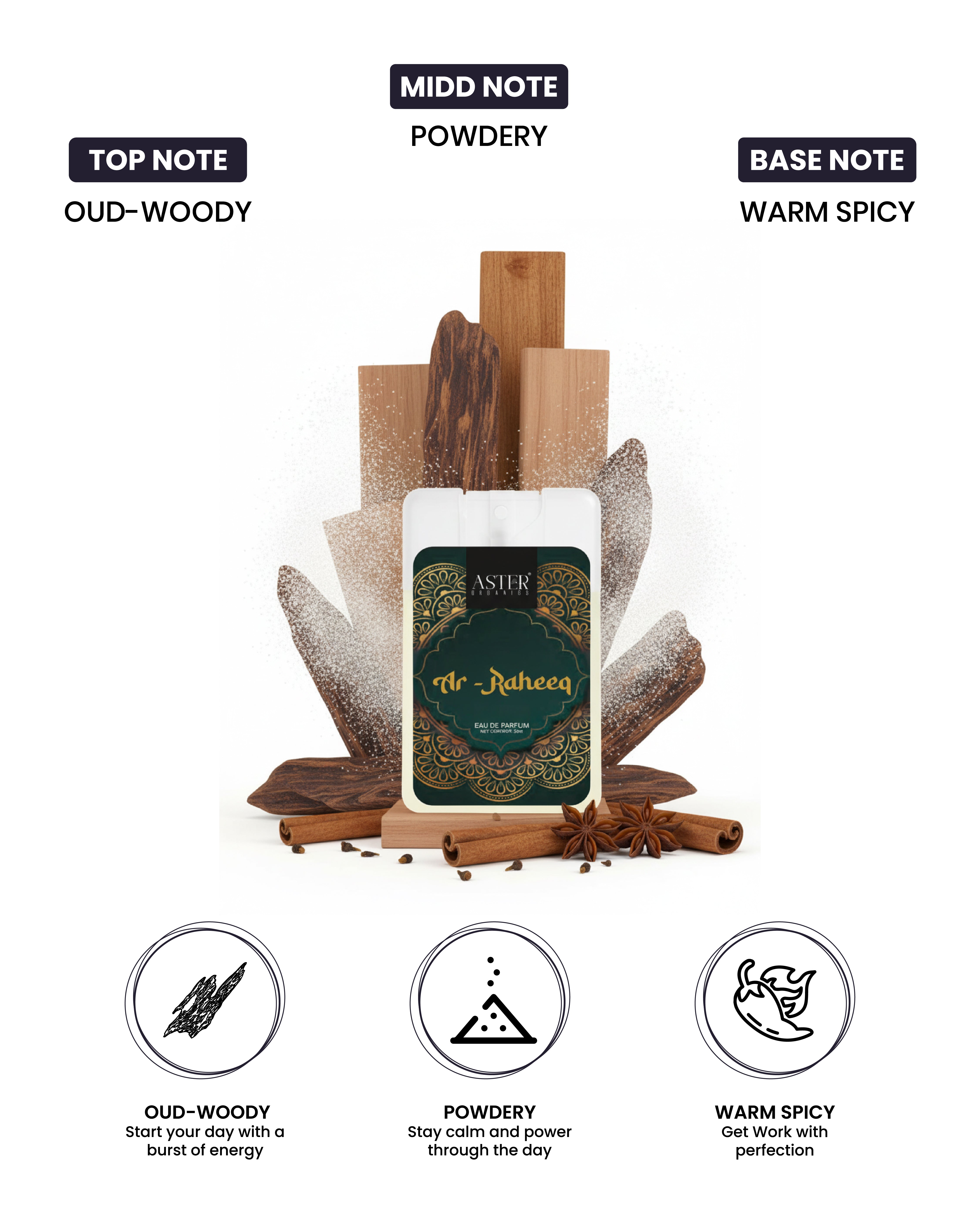 Ar-Raheeq Oud pocket perfume bottle, 20ml