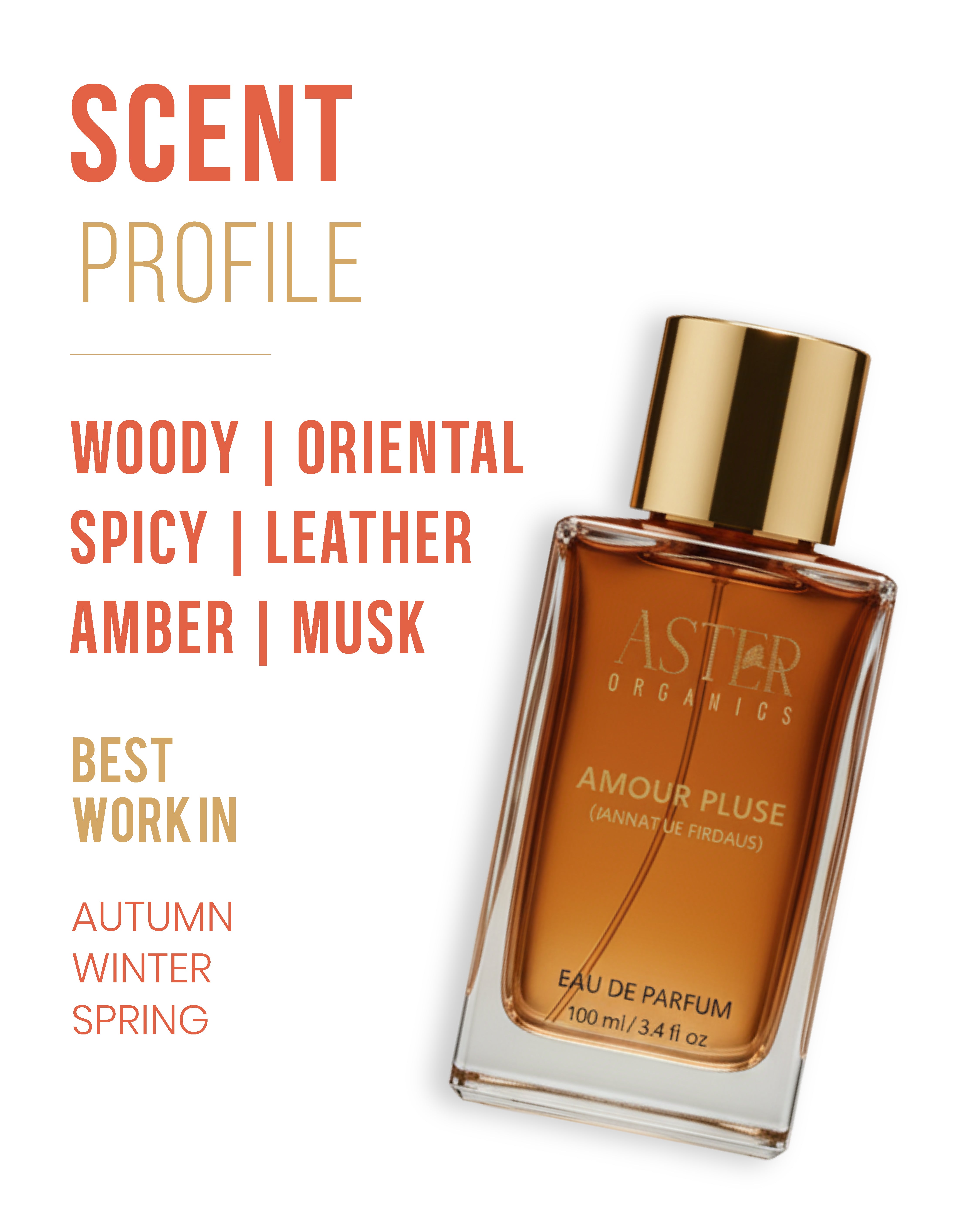 Amour Pluse EDP for Oud 100ml