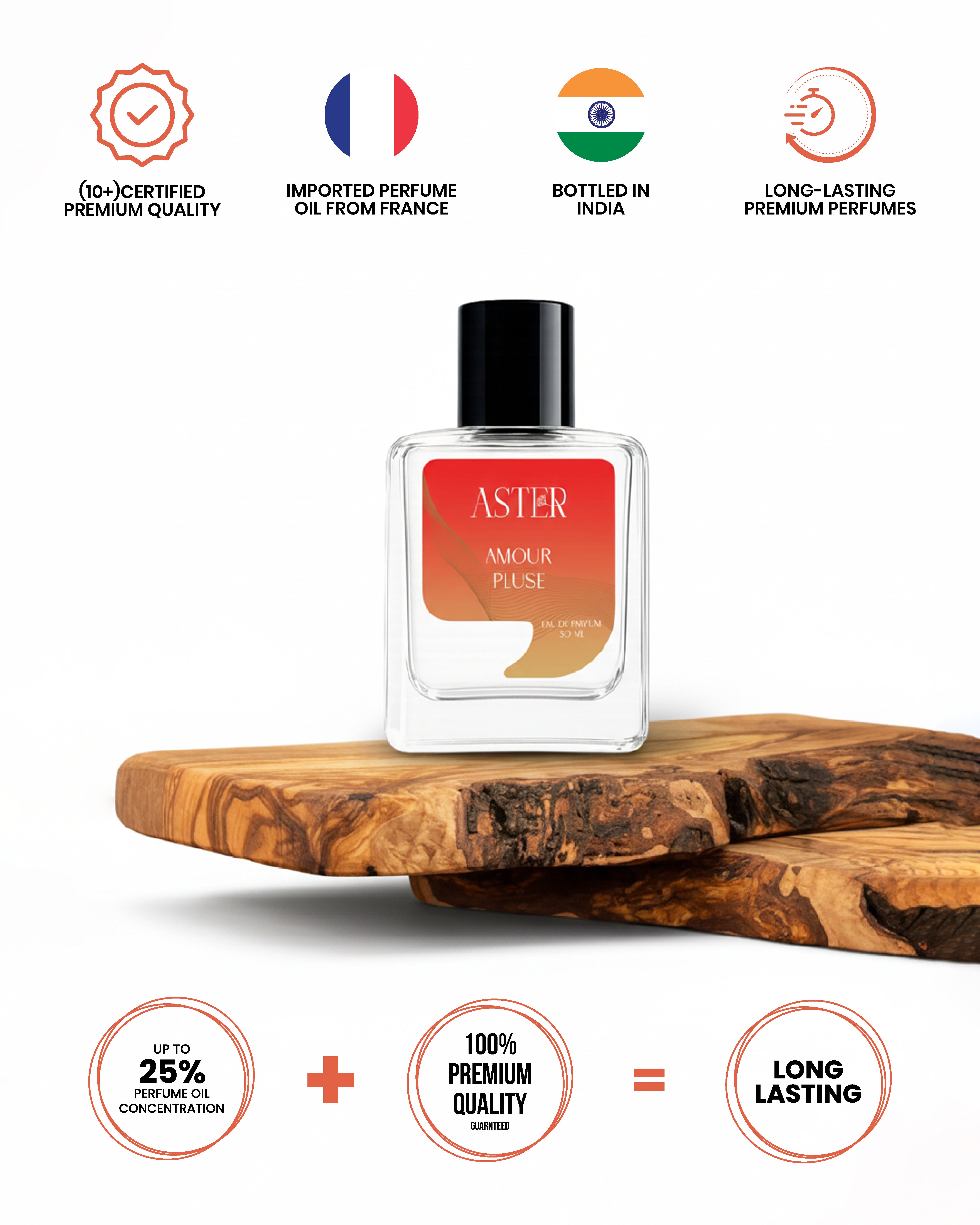 Amour Pluse EDP for Oud 50ml