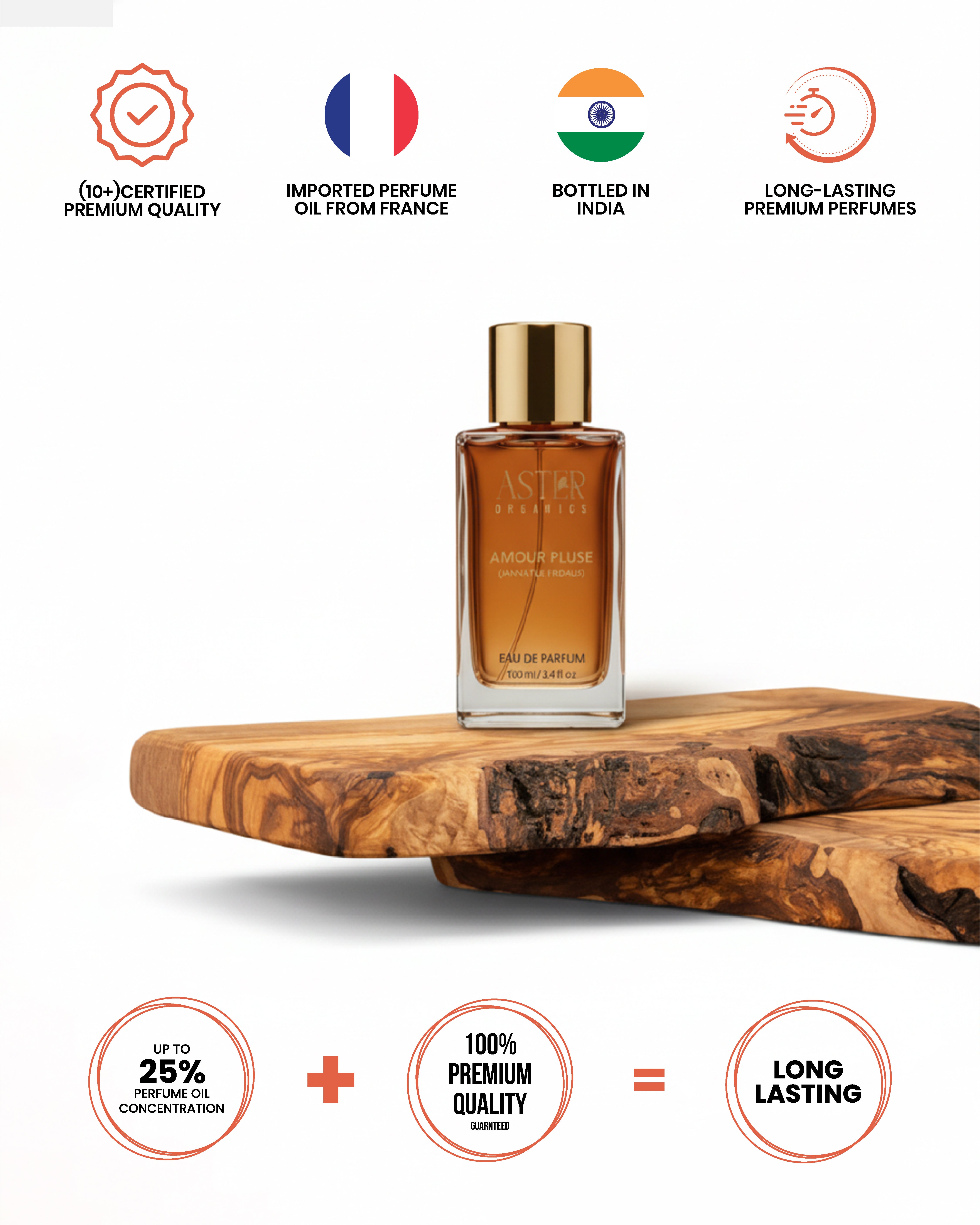 Amour Pluse EDP for Oud 100ml