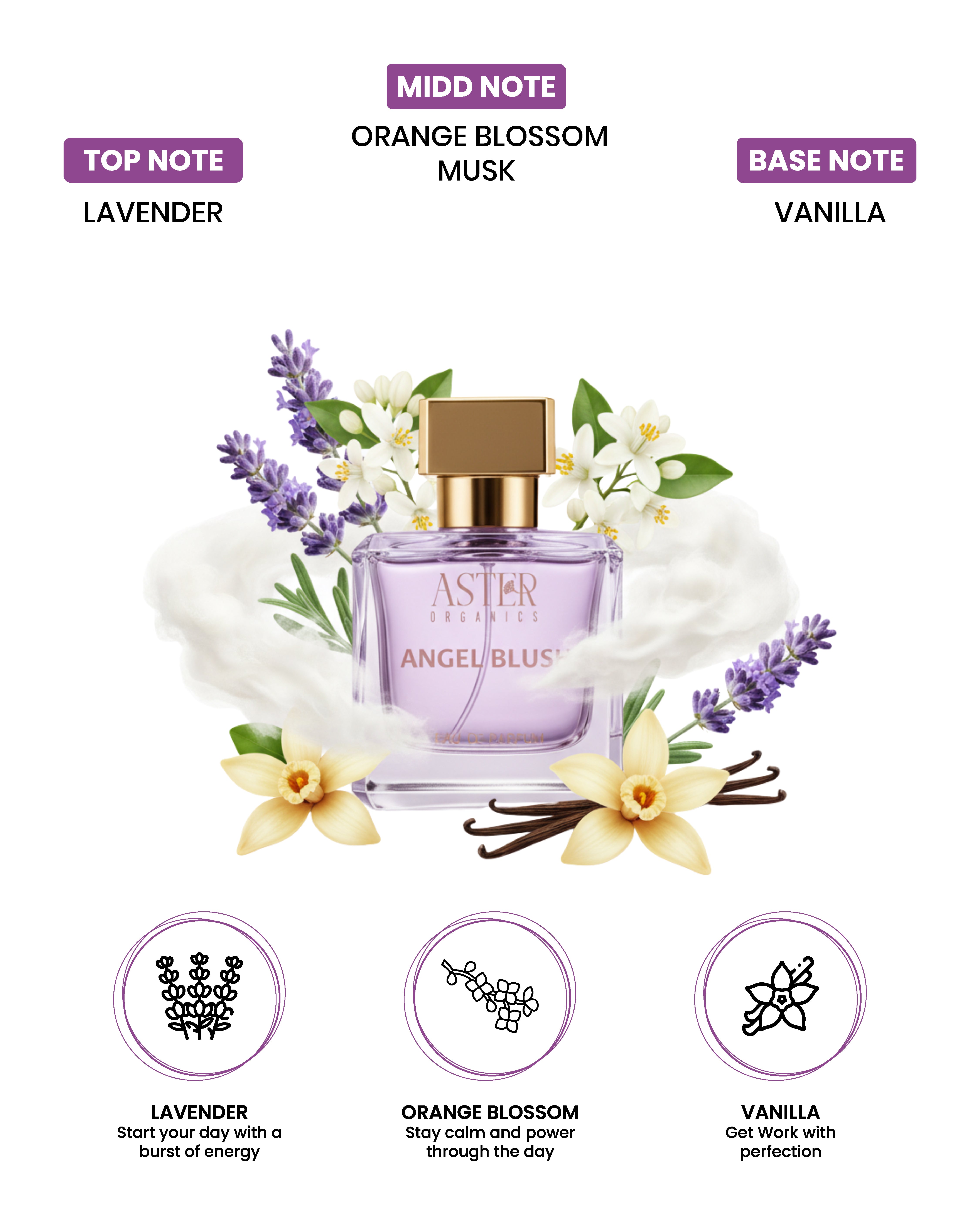 Angel Blush EDP for Woman 100ml bottle